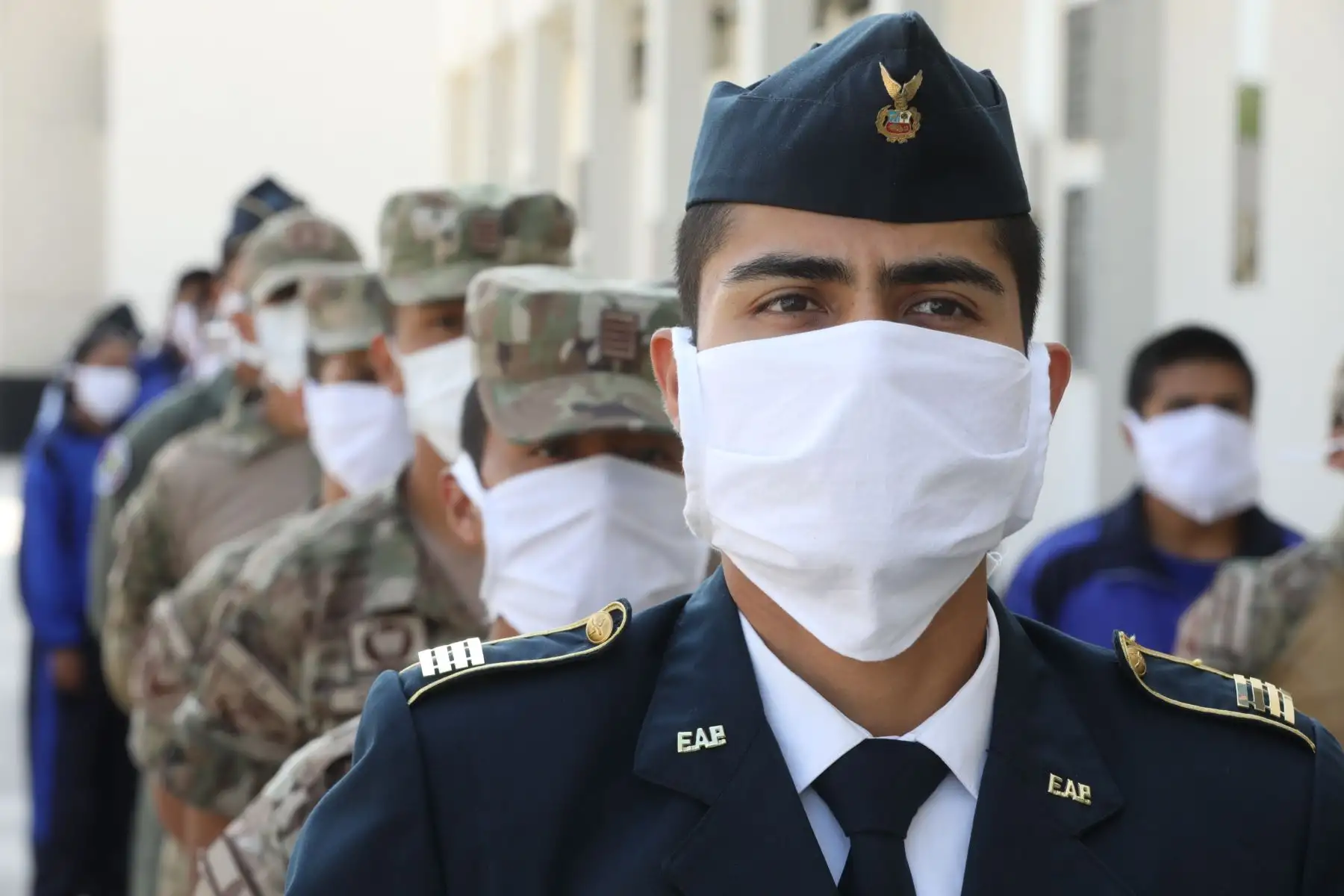 EsSalud lanza campaña de donación de sangre ante personal de la Fuerza Aerea del Perú.
Foto: EsSalud