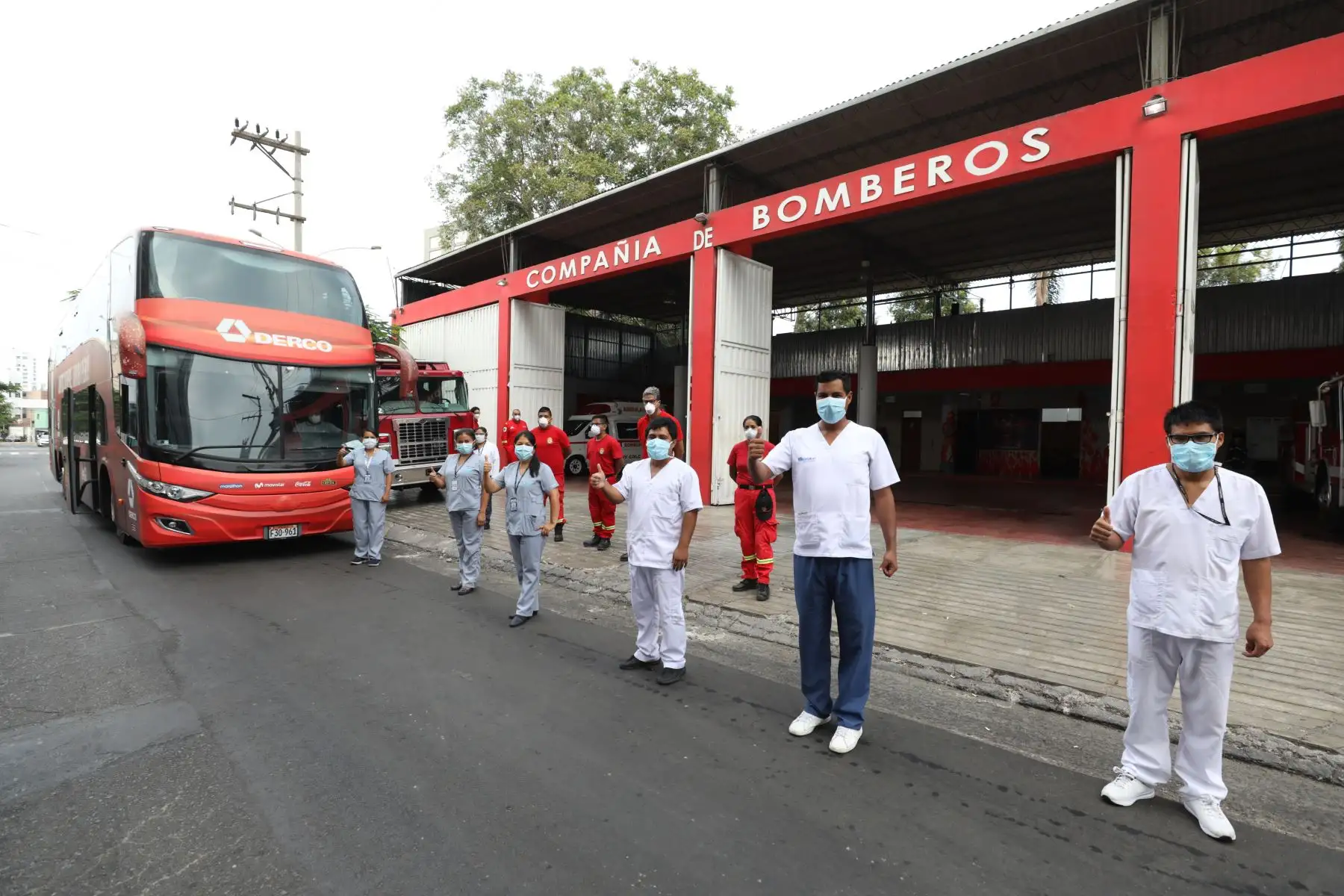 Cuerpo General de Bomberos Voluntarios del Perú participa de campaña de donación de sangre que impulsa EsSalud.
Foto:EsSalud