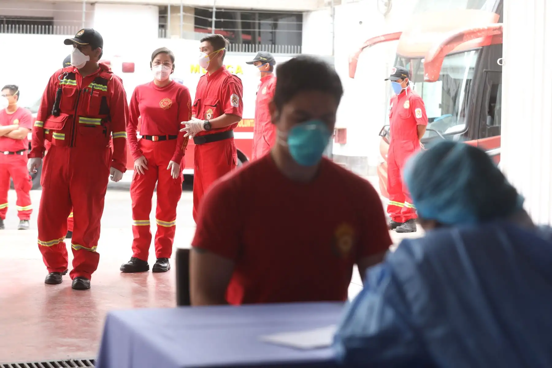 Cuerpo General de Bomberos Voluntarios del Perú participa de campaña de donación de sangre que impulsa EsSalud.
Foto:EsSalud
