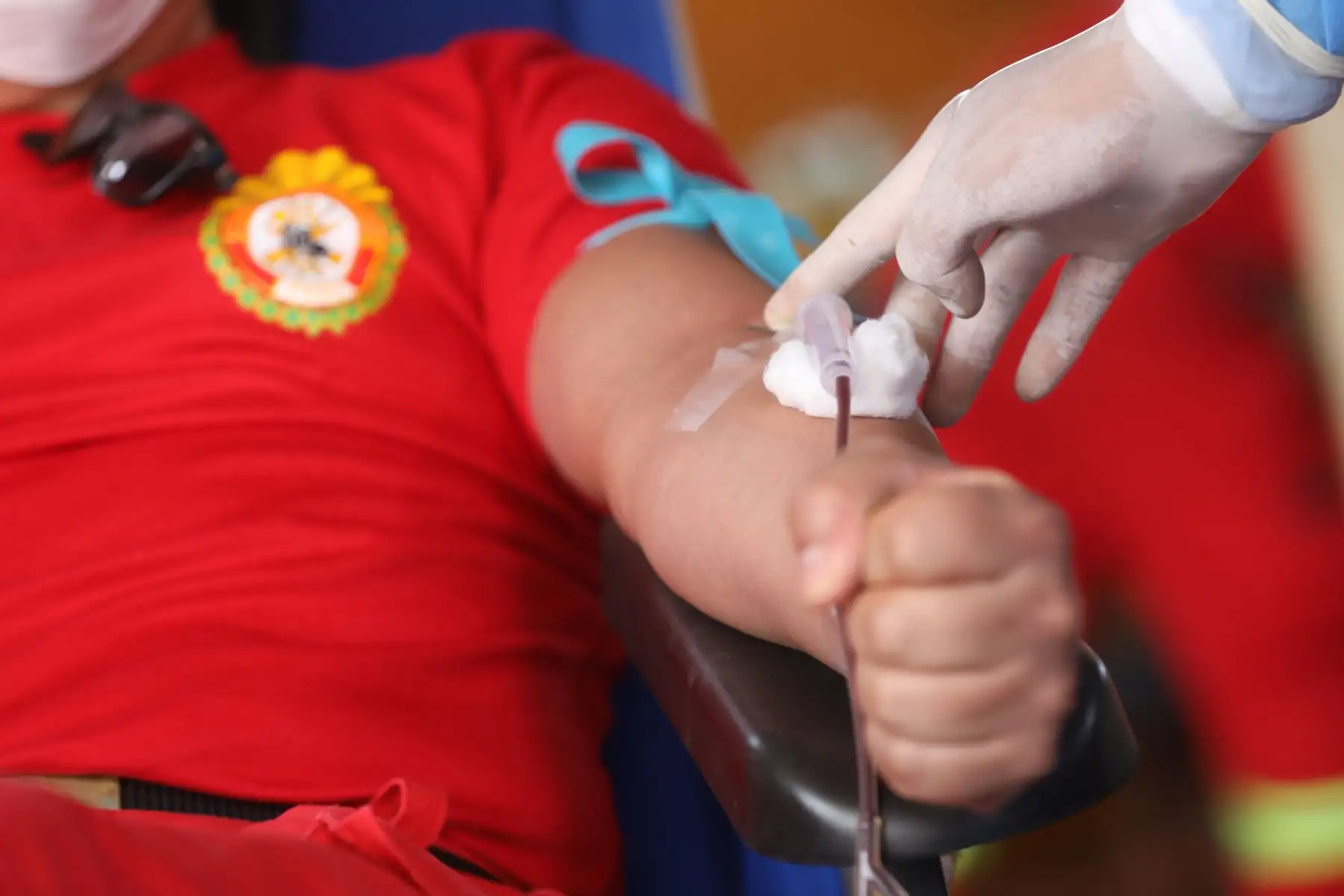 Cuerpo General de Bomberos Voluntarios del Perú participa de campaña de donación de sangre que impulsa EsSalud.
Foto:EsSalud
