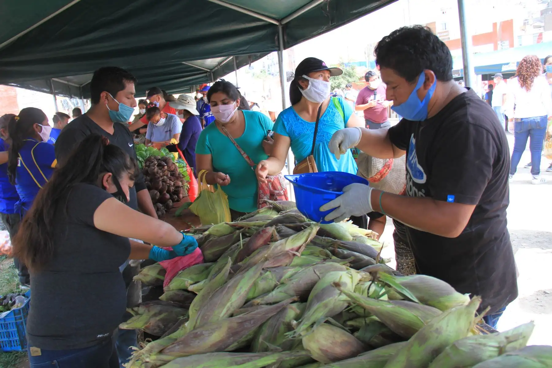La feria "De la Chacra a la Olla" también tendrá su versión en Ayacucho para evitar la propagación del coronavirus. ANDINA/Difusión