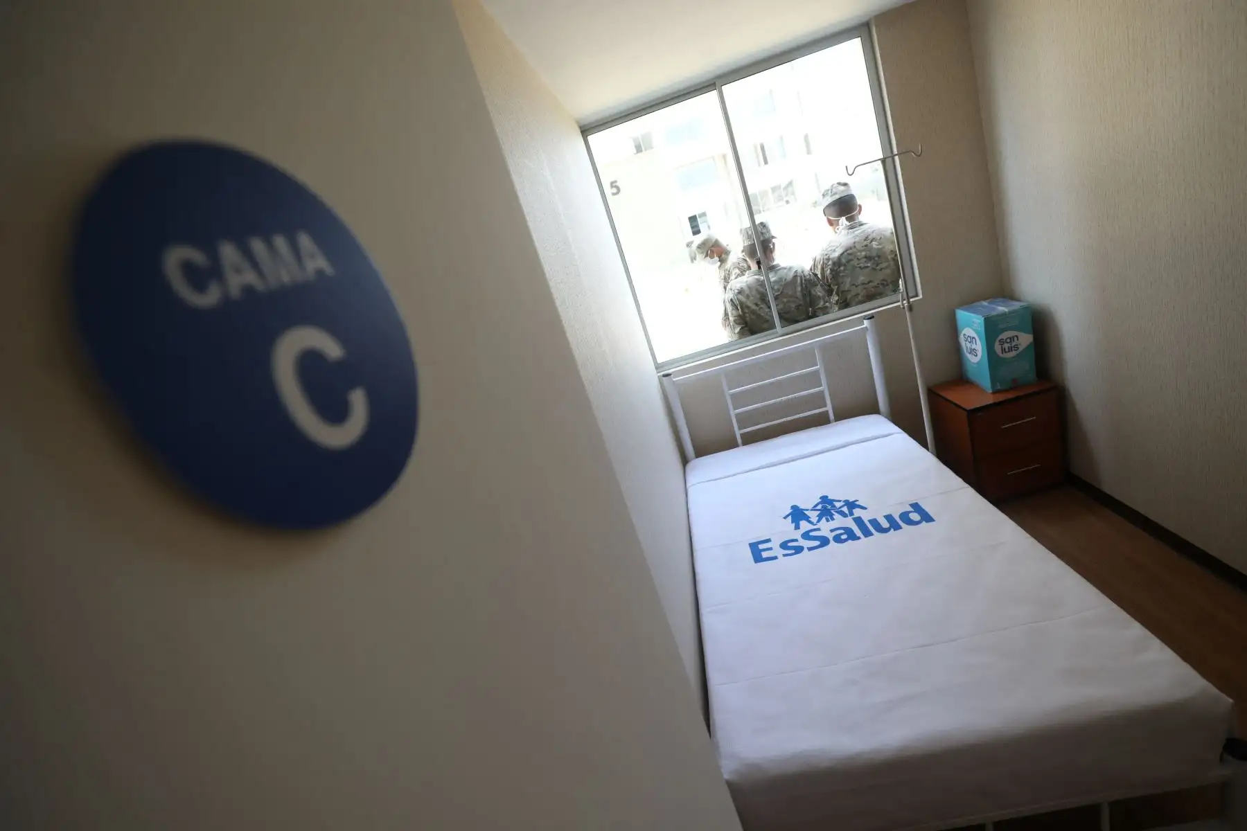 Continúa la implementación del Centro de Atencion y Aislamiento de EsSalud.
Foto: EsSalud