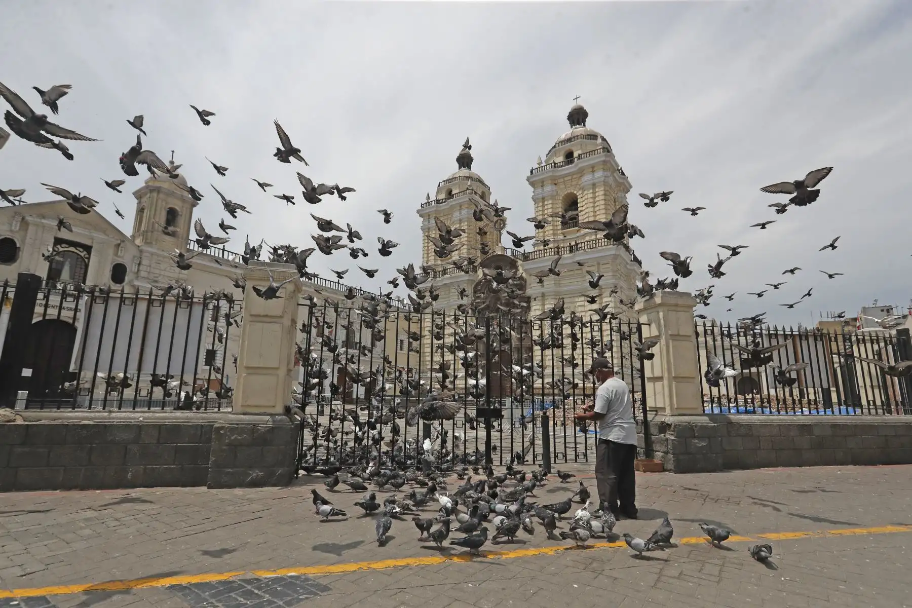 Basílica y convento de Nuestra Señora de la Merced, en jirón de la Unión. Foto: ANDINA/Renato Pajuelo