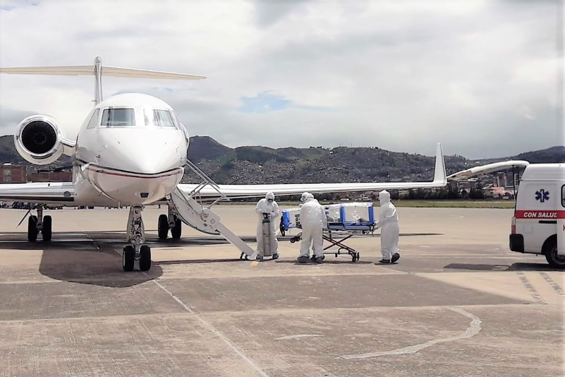 Desde el Cusco, un avión de la Fuerza Aérea de México trasladó a una turista infectada con coronavirus.