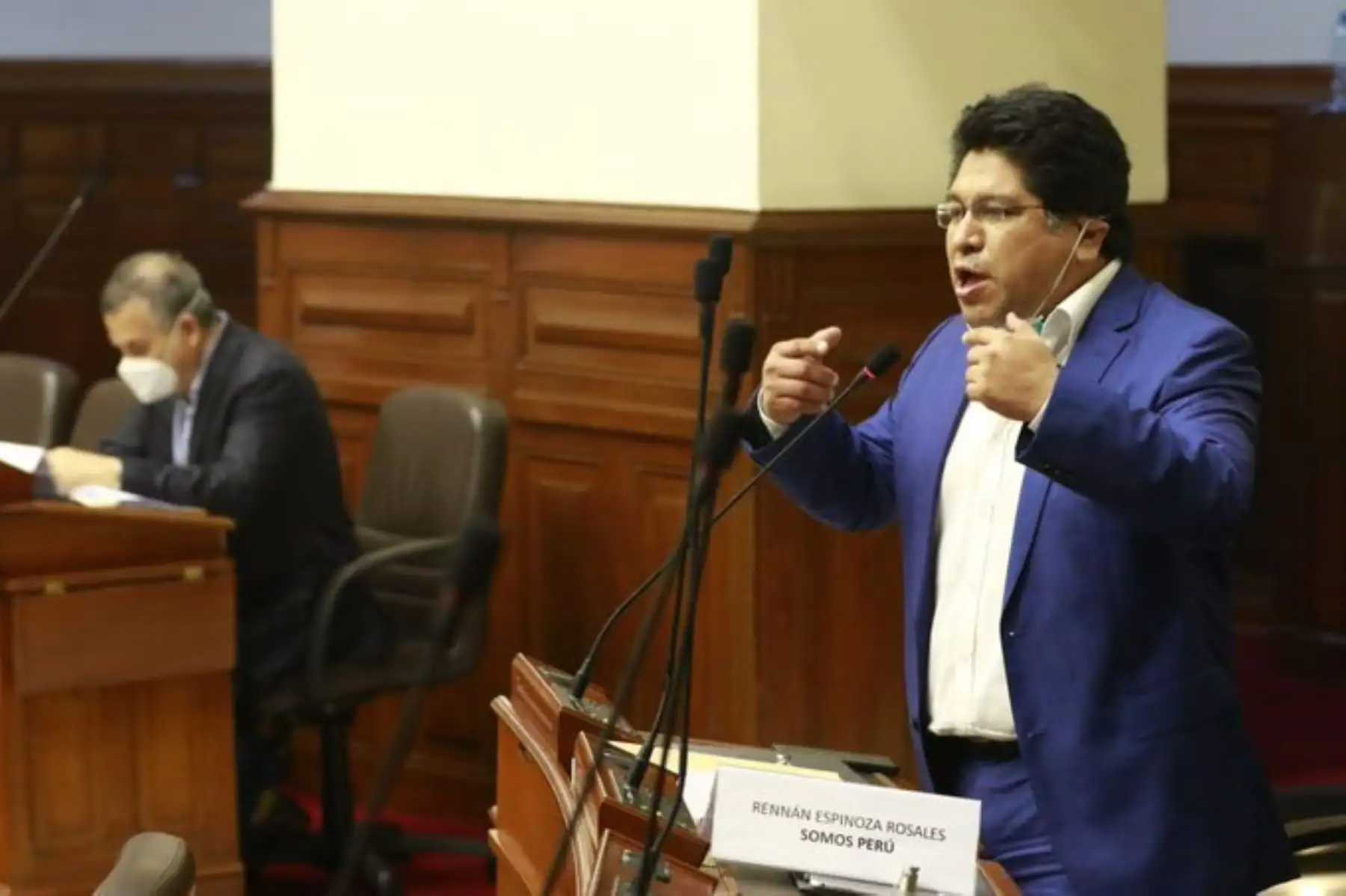 Voceros dan su posición sobre el Proyecto de Ley 4937 y otros, que proponen disponer de hasta el 25 % de los aportes a las  AFP, en la reunión de la 
Junta de Portavoces. Foto: ANDINA/Difusión