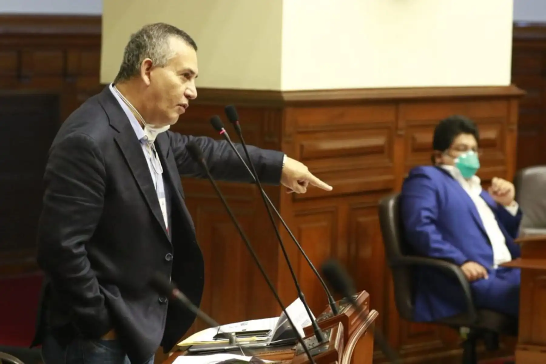 Voceros dan su posición sobre el Proyecto de Ley 4937 y otros, que proponen disponer de hasta el 25 % de los aportes a las  AFP, en la reunión de la 
Junta de Portavoces. Foto: ANDINA/Difusión