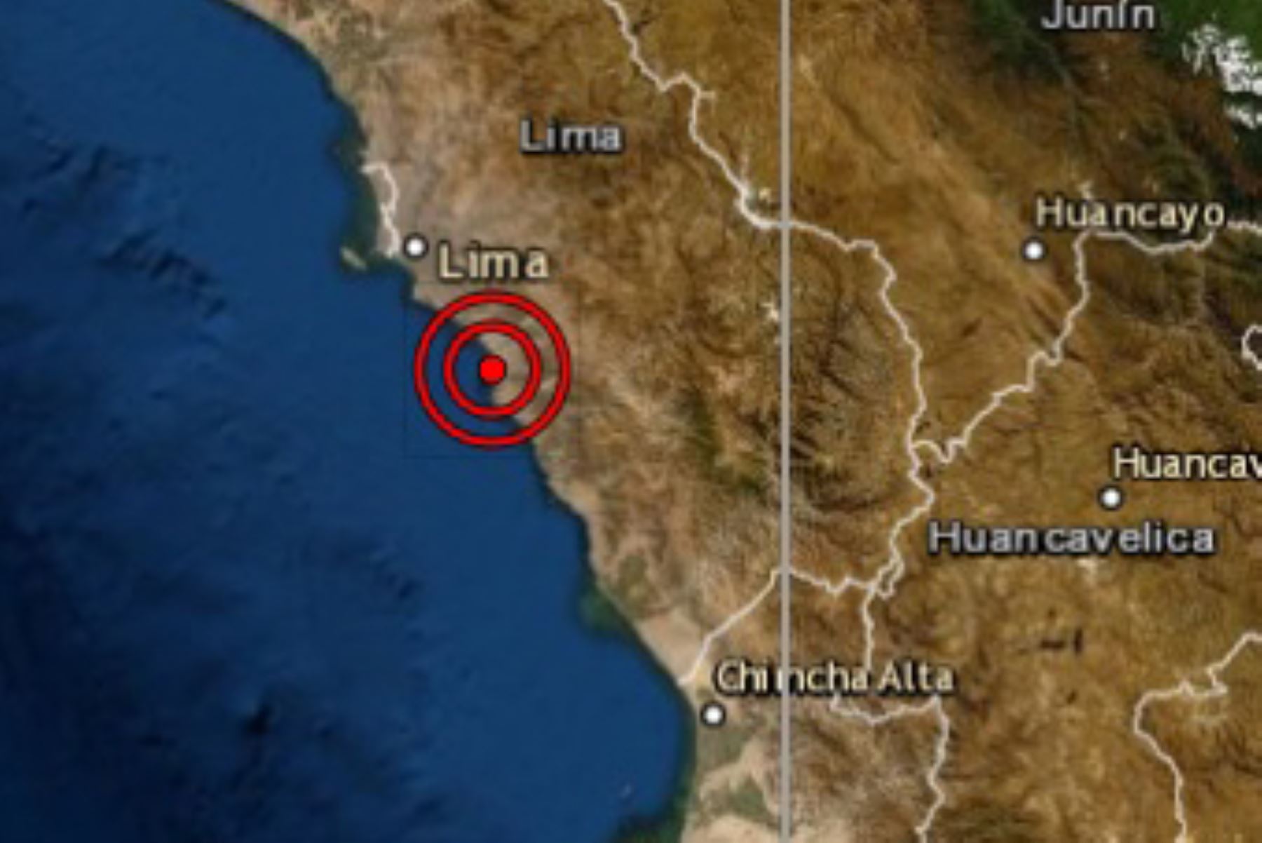 Un sismo de magnitud 3.9 se registró esta madrugada en el distrito de Mala, provincia de Cañete, región Lima Provincias, según informó el Centro Sismológico Nacional del Instituto Geofísico del Perú. ANDINA/Difusión