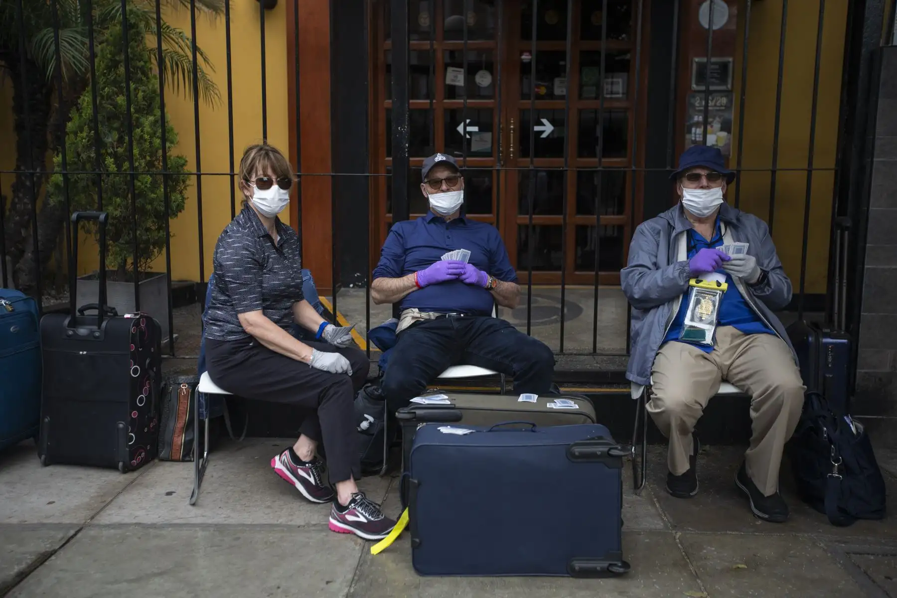 Canadienses varados en Perú, por el cierre de fronteras debido al coronavirus COVID-19, parten repatriados con destino Toronto, Canadá. Foto: ANDINA/Jhonel Rodríguez Robles