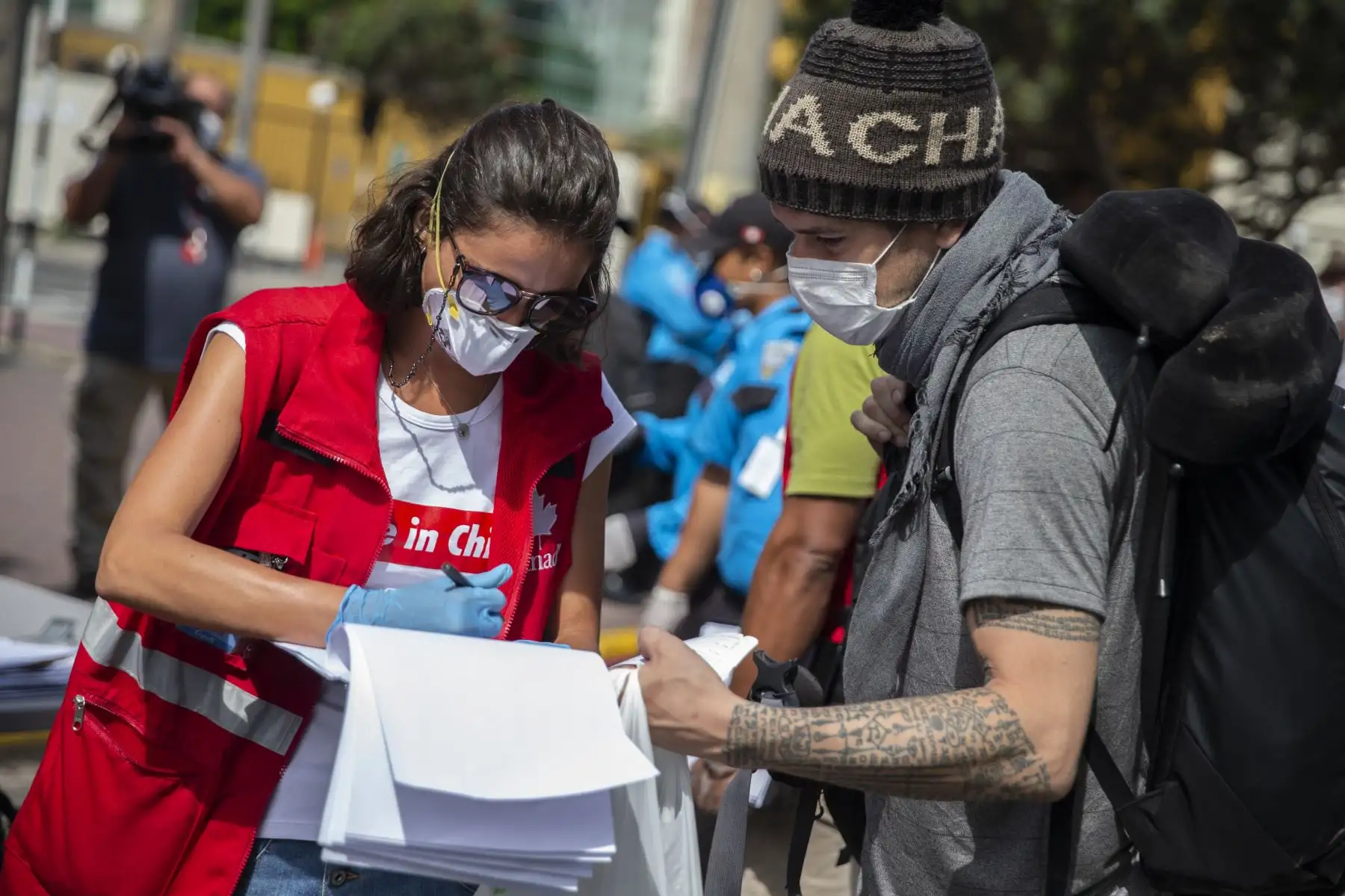 Canadienses varados en Perú, por el cierre de fronteras debido al coronavirus COVID-19, parten repatriados con destino Toronto, Canadá. Foto: ANDINA/Jhonel Rodríguez Robles
