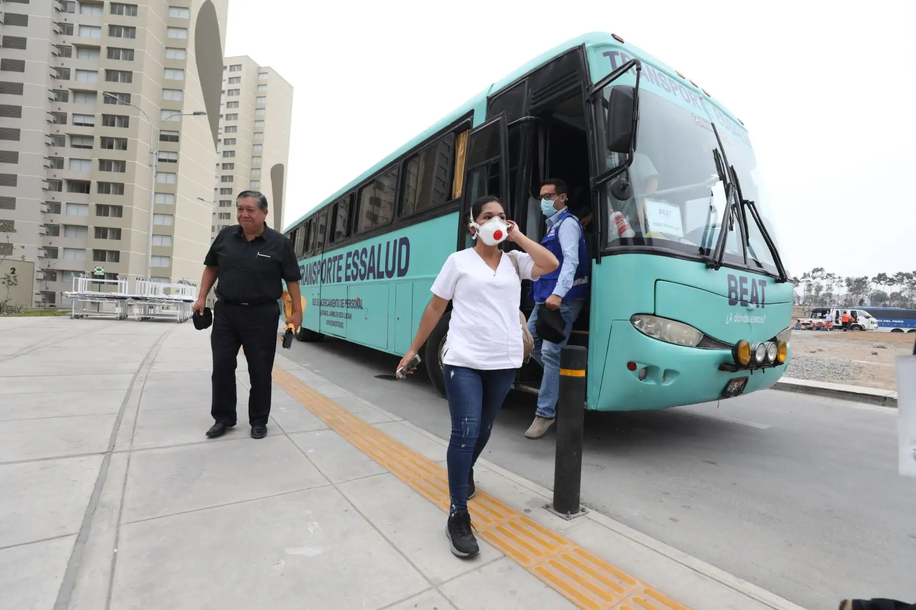 Diversas empresas realizaron donaciones para el Centro de Atención y Aislamiento Villa Panamericana. Foto:ANDINA/Difusión
