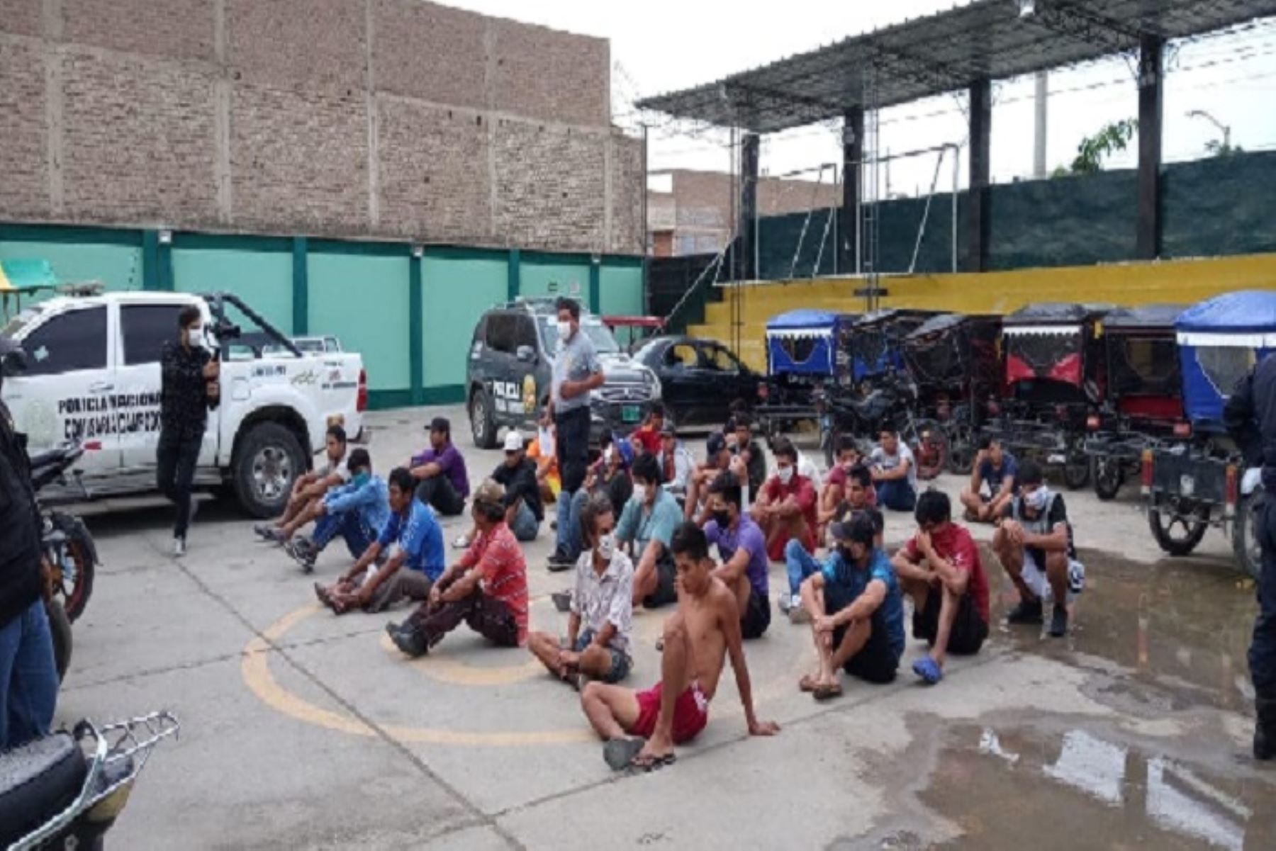 Los efectivos de la Comisaría de Campodónico, ubicada en el sector este de Chiclayo, detuvieron a estos sujetos, tras un  patrullaje conjunto  con la Gerencia de Serenazgo y Fiscalización de la Municipalidad Provincial de Chiclayo.