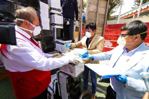 El Minsa entregó hace unas semanas equipos biomédicos al Gobierno Regional de Arequipa. ANDINA/Difusión