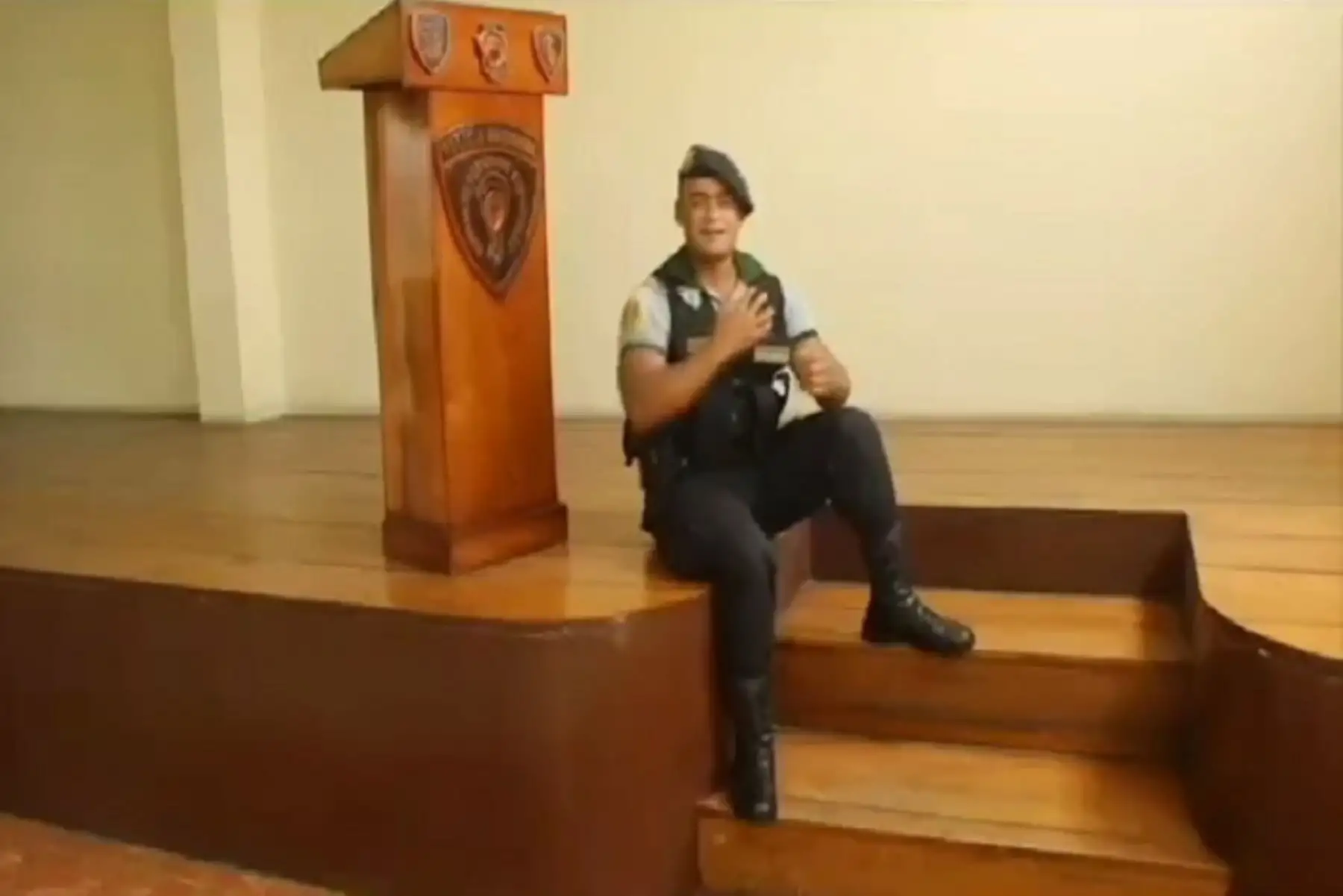 Estado de emergencia: Policía graba canción para pedir a trujillanos quedarse en casa