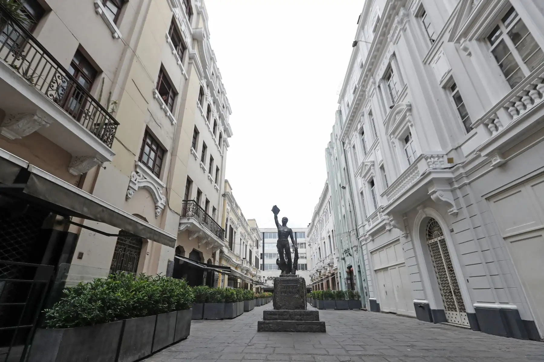 Pasaje Olaya en Centro de Lima. Foto: ANDINA/Renato Pajuelo