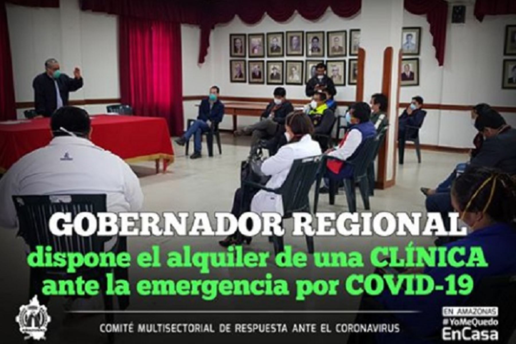 La región Amazonas alquilará clínica para atender pacientes con enfermedades comunes durante la pandemia del coronavirus.