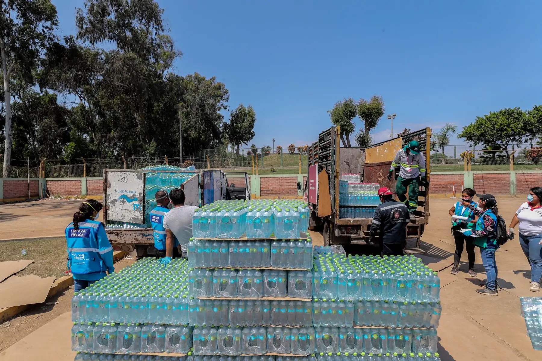 MINAM  brinda apoyo al personal de limpieza y manejo de residuos de las municipalidades.
Foto: Ministerio del Ambiente