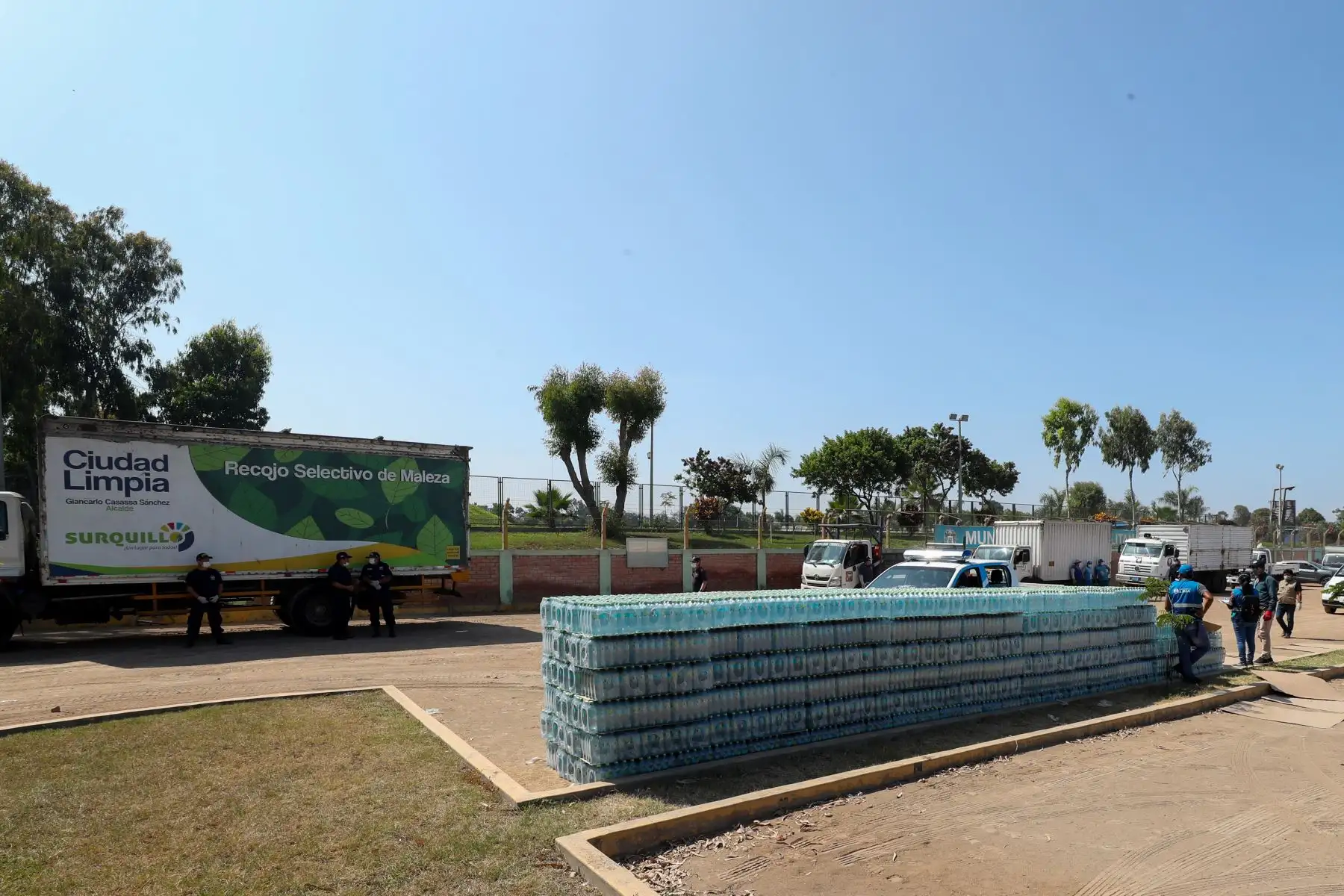 MINAM  brinda apoyo al personal de limpieza y manejo de residuos de las municipalidades.
Foto: Ministerio del Ambiente