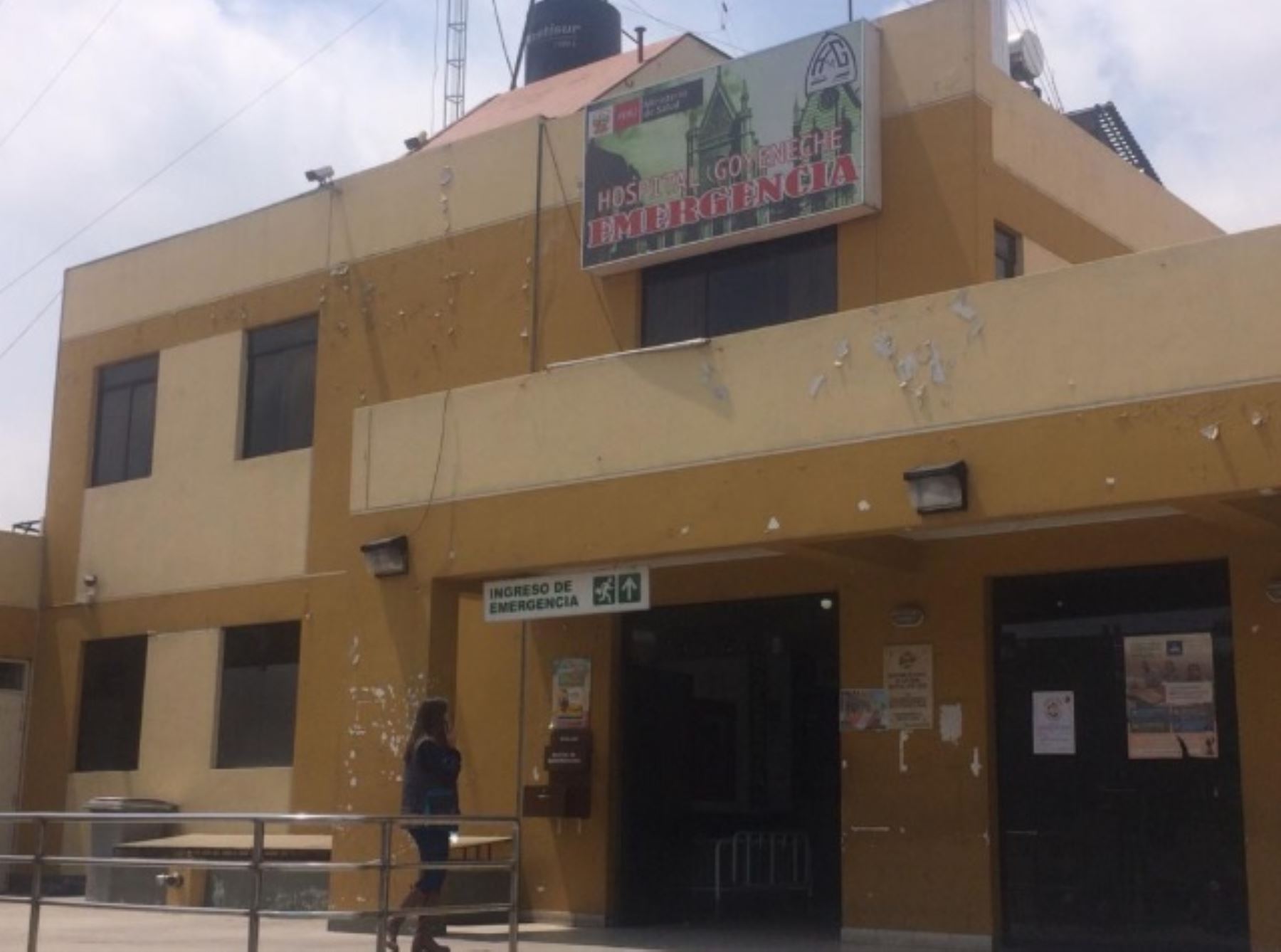 Área de Emergencia del hospital Goyoneche de Arequipa