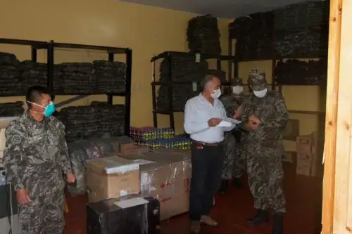 Empresarios donan equipos médicos a hospital Simón Bolívar de Cajamarca a través del COER Cajamarca.