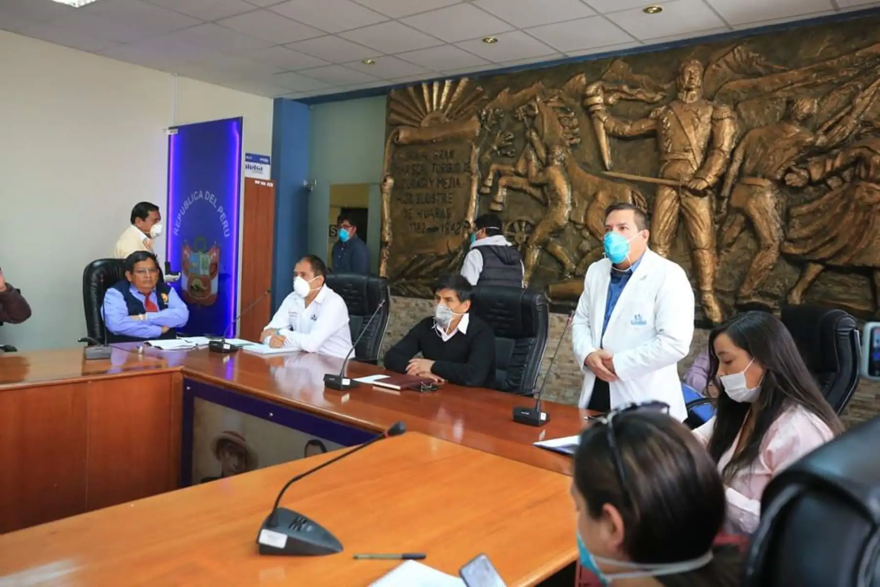 El Gobierno Regional de Áncash conformó el Escuadrón Regional Covid-19, un comité técnico conformado por diversas autoridades, que brindará apoyo para el cumplimiento de medidas de emergencia sanitaria a nivel departamental.