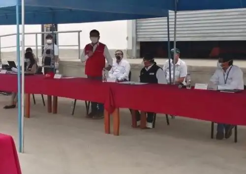 El Comando de Operaciones Covid, encabezado por la exministra de Salud, Pilar Mazzetti, visita hoy la ciudad de Tacna para la instalación del Grupo Operativo de Trabajo Regional.