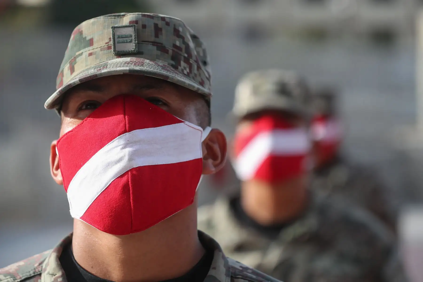 Selección peruana de fútbol donó artículos de protección a las Fuerzas Armadas. Foto: ANDINA/MINDEF