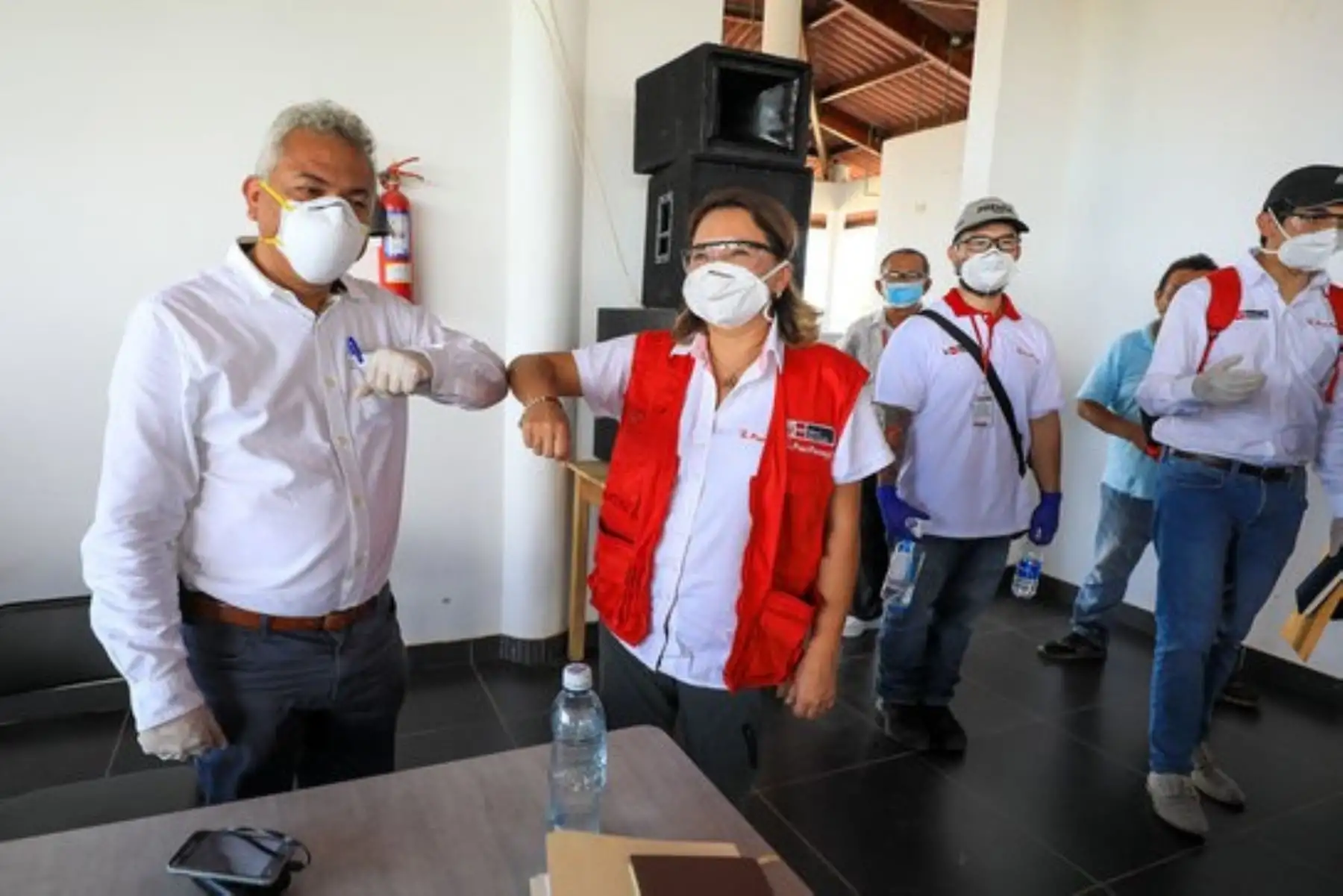 En representación del Ejecutivo, la ministra Rocío Barrios presidió instalación del comando Covid-19 en Alto Amazonas.