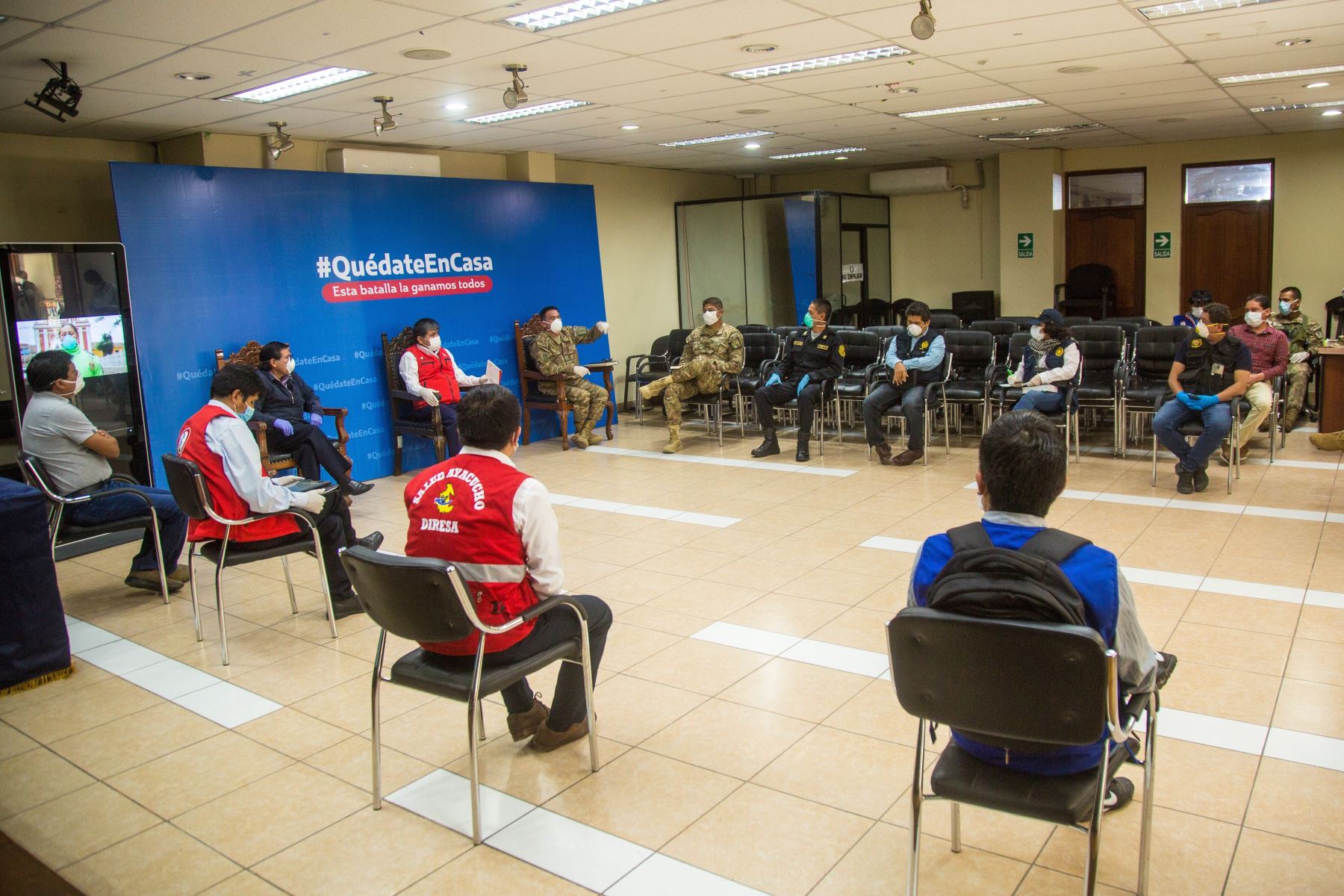 Gobierno Regional de Ayacucho adopta medidas drásticas para garantizar el cumplimiento de la inmovilización social obligatoria en dicha región. Foto: ANDINA/difusión.