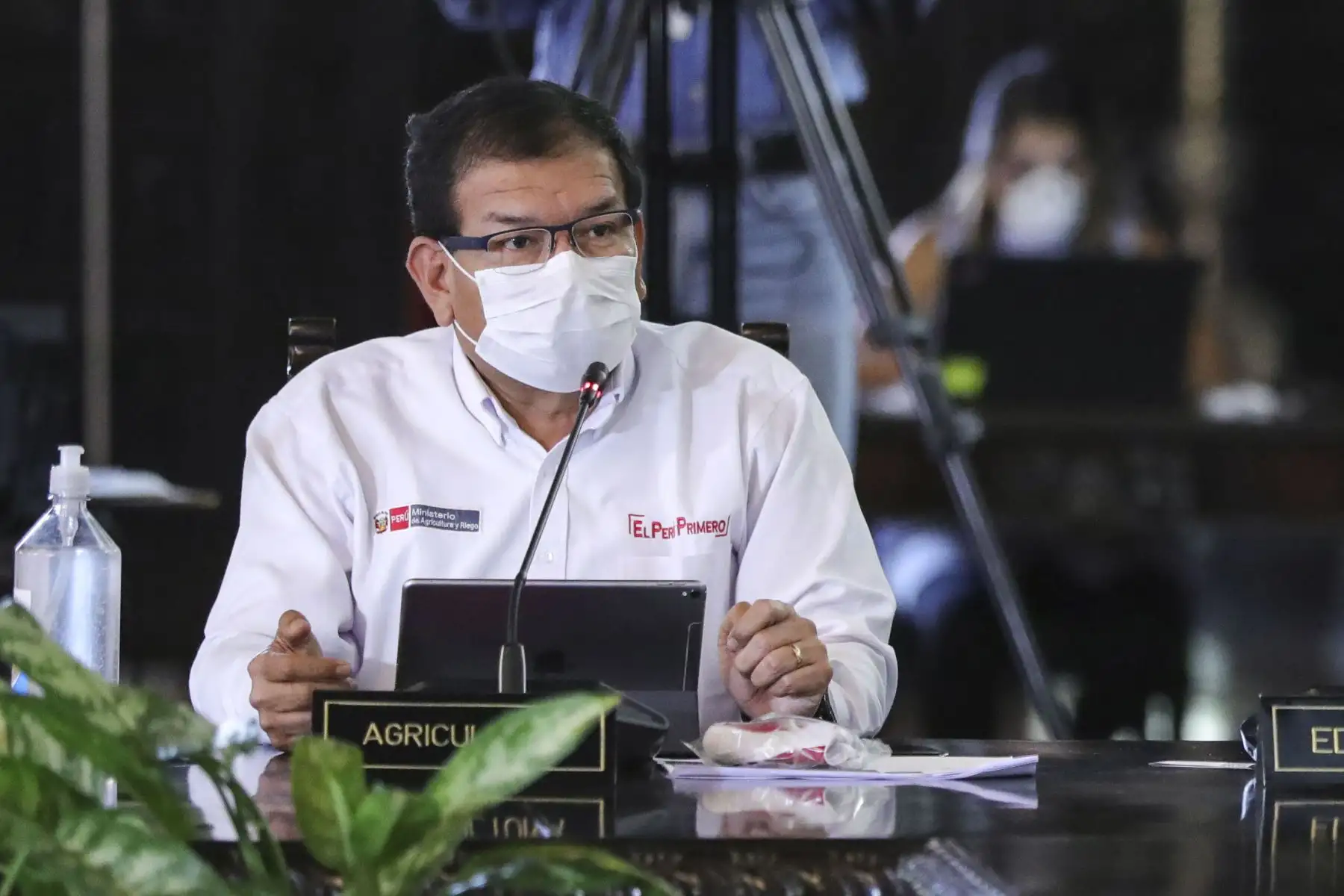 Ministro de Agricultura y Riego, Jorge Montenegro. ANDINA/Prensa Presidencia