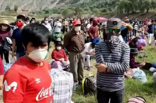 El jefe del Estado remarcó que el traslado humanitario tiene que ser gradual y empezando por las personas más vulnerables.ANDINA/Difusión