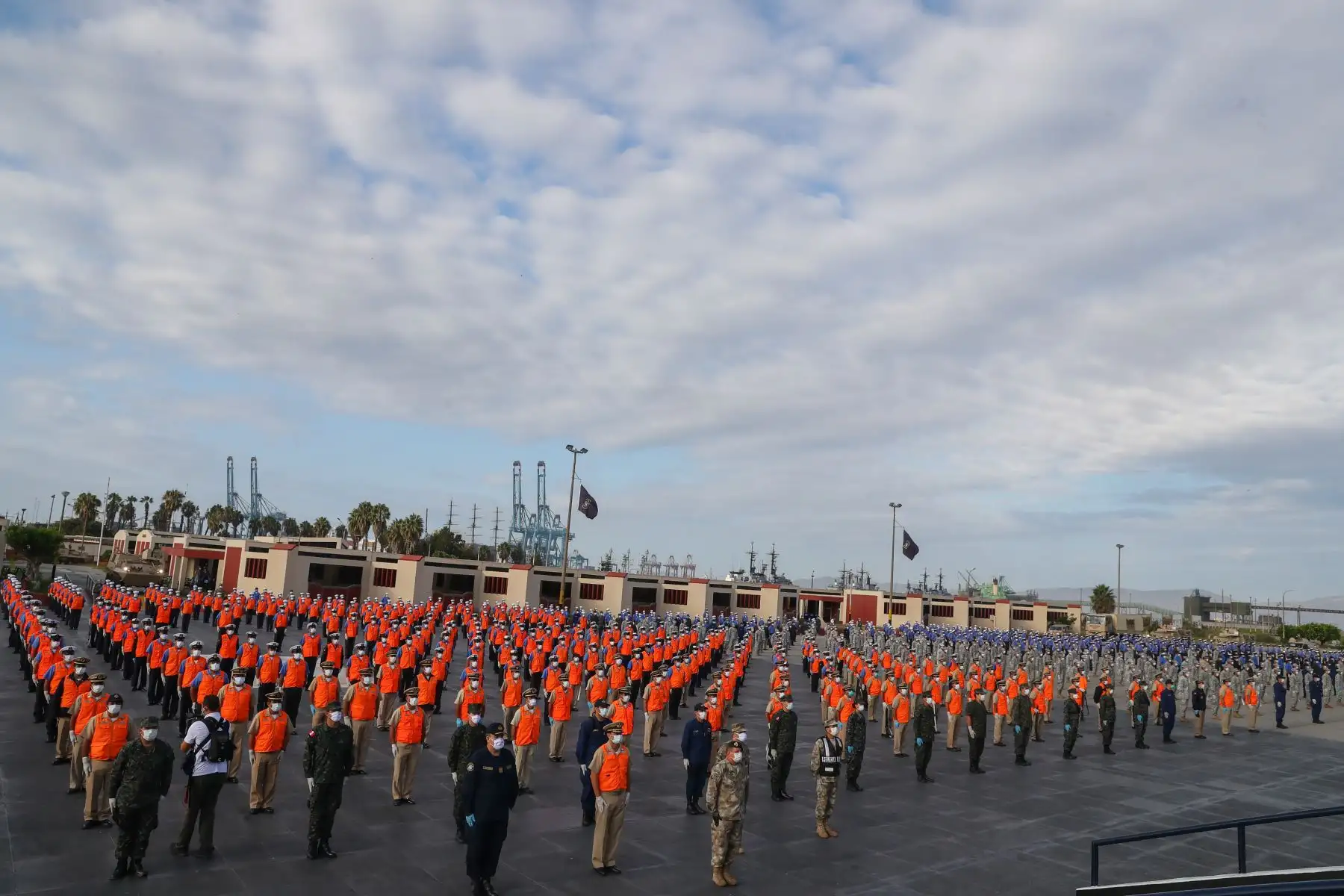 El Presidente de la República, Martín Vizcarra, supervisó de manera inopinada algunas Bases del personal de las Fuerzas Armadas y de la Policía Nacional del Perú.
Foto: ANDINA/ Prensa Presidencia