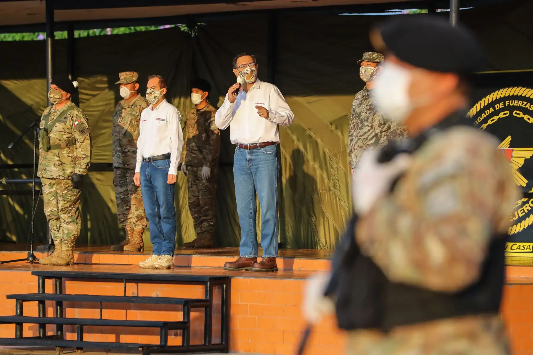 Presidente Martín Vizcarra supervisa la Base Naval de la Marina de Guerra del Perú. 
Foto: ANDINA/Prensa Presidencia