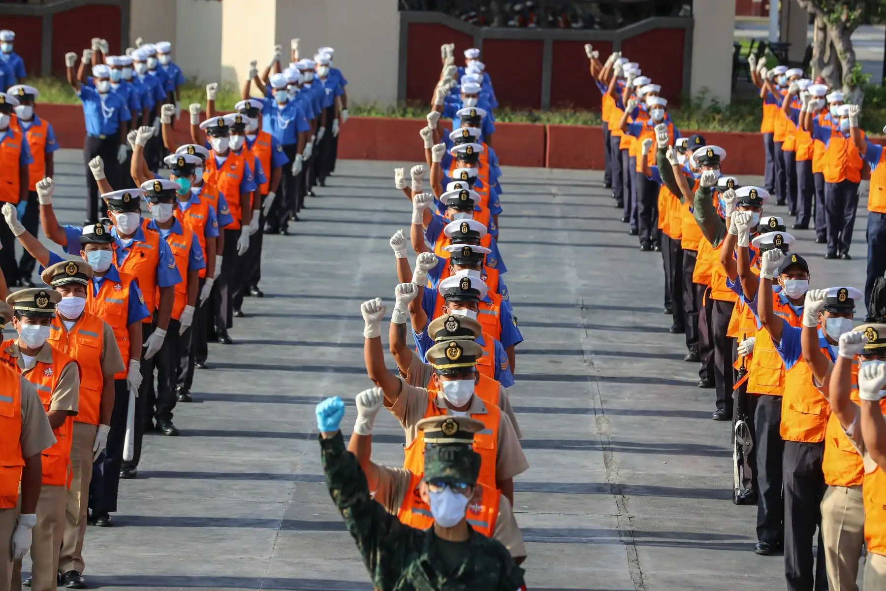 Presidente Martín Vizcarra supervisa la Base Naval de la Marina de Guerra del Perú. Foto: ANDINA/Prensa Presidencia