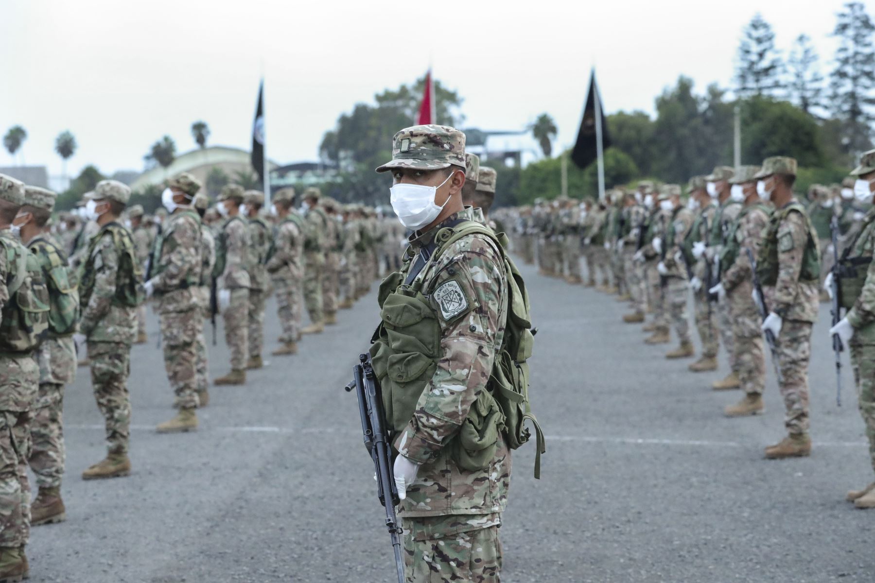 Personal del Ejército del Perú. ANDINA/Prensa Presidencia