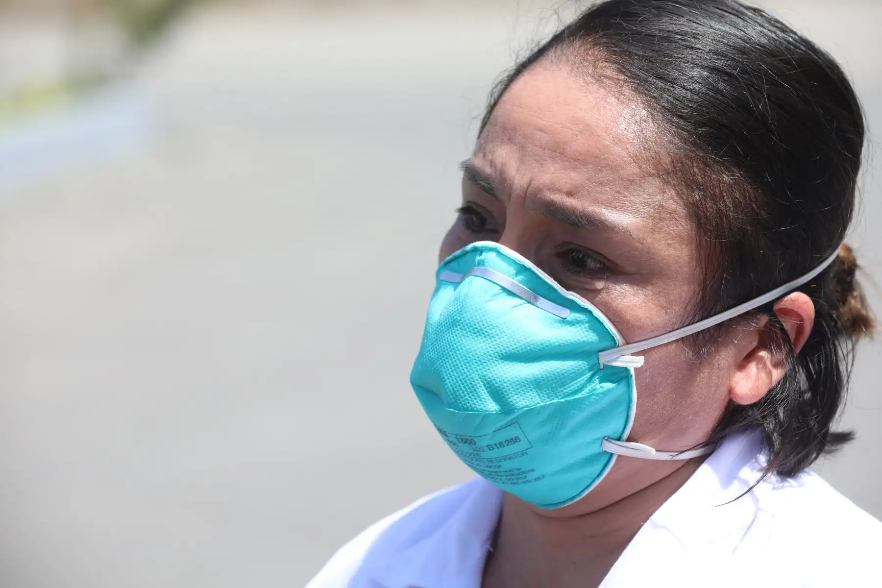 Personal nuevo capacitado de Essalud, ingresa al hospital San Isidro Labrador, para asistir a pacientes ,en la lucha contra el Covid-19.Foto:ANDINA/Essalud