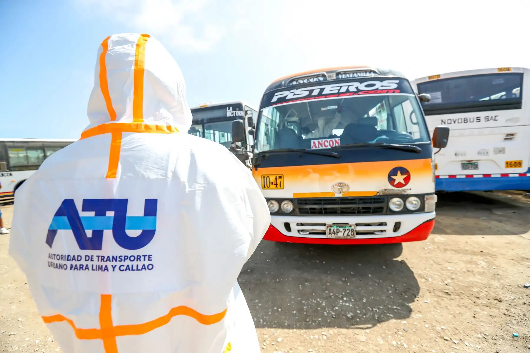ATU realiza limpieza y desinfección en unidades de transporte público de Lima y Callao.
Foto: ATU
