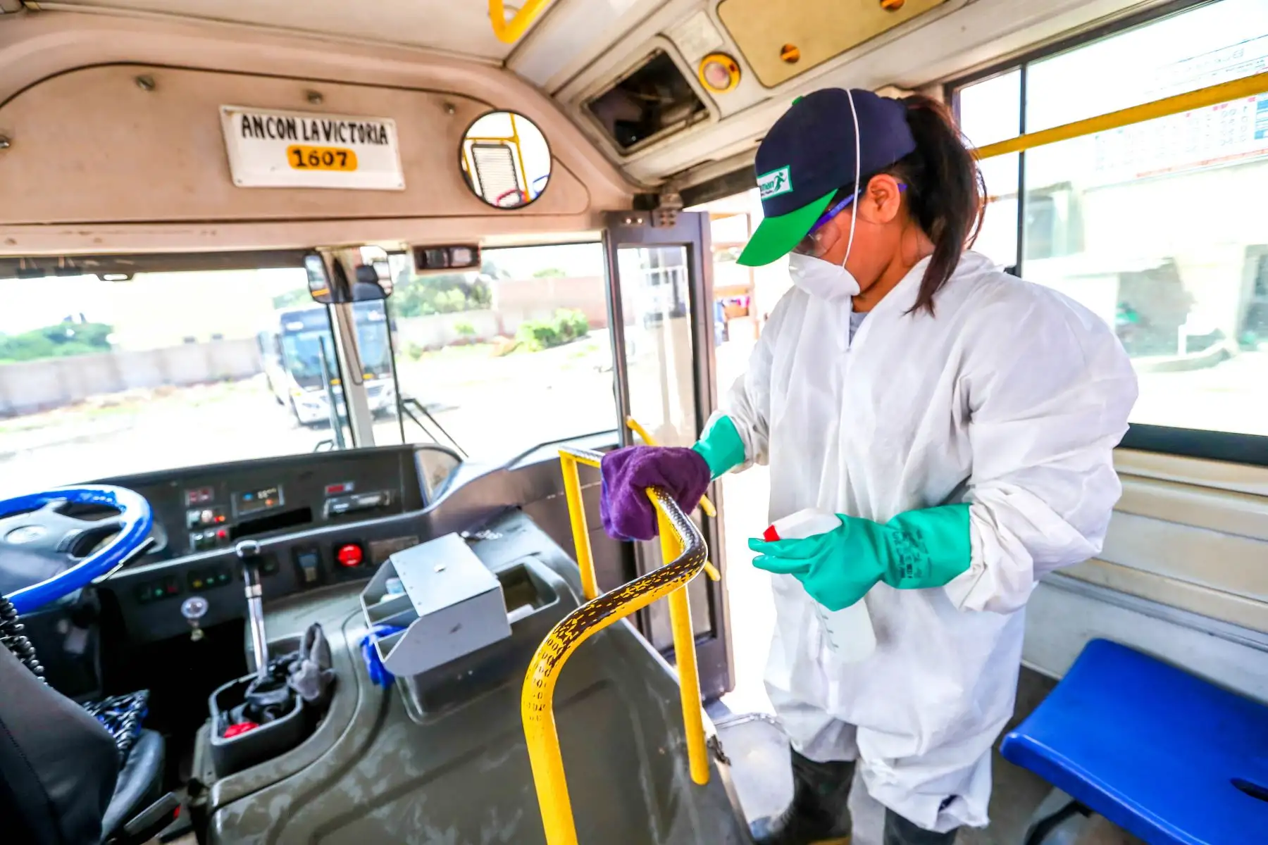ATU realiza limpieza y desinfección en unidades de transporte público de Lima y Callao.
Foto: ATU
