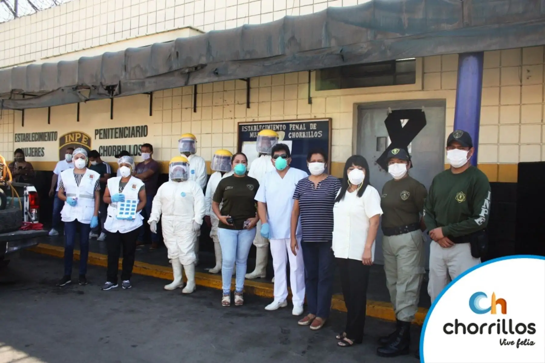 Equipo encargado del trabajo. Foto: ANDINA/Municipalidad de Chorrillos