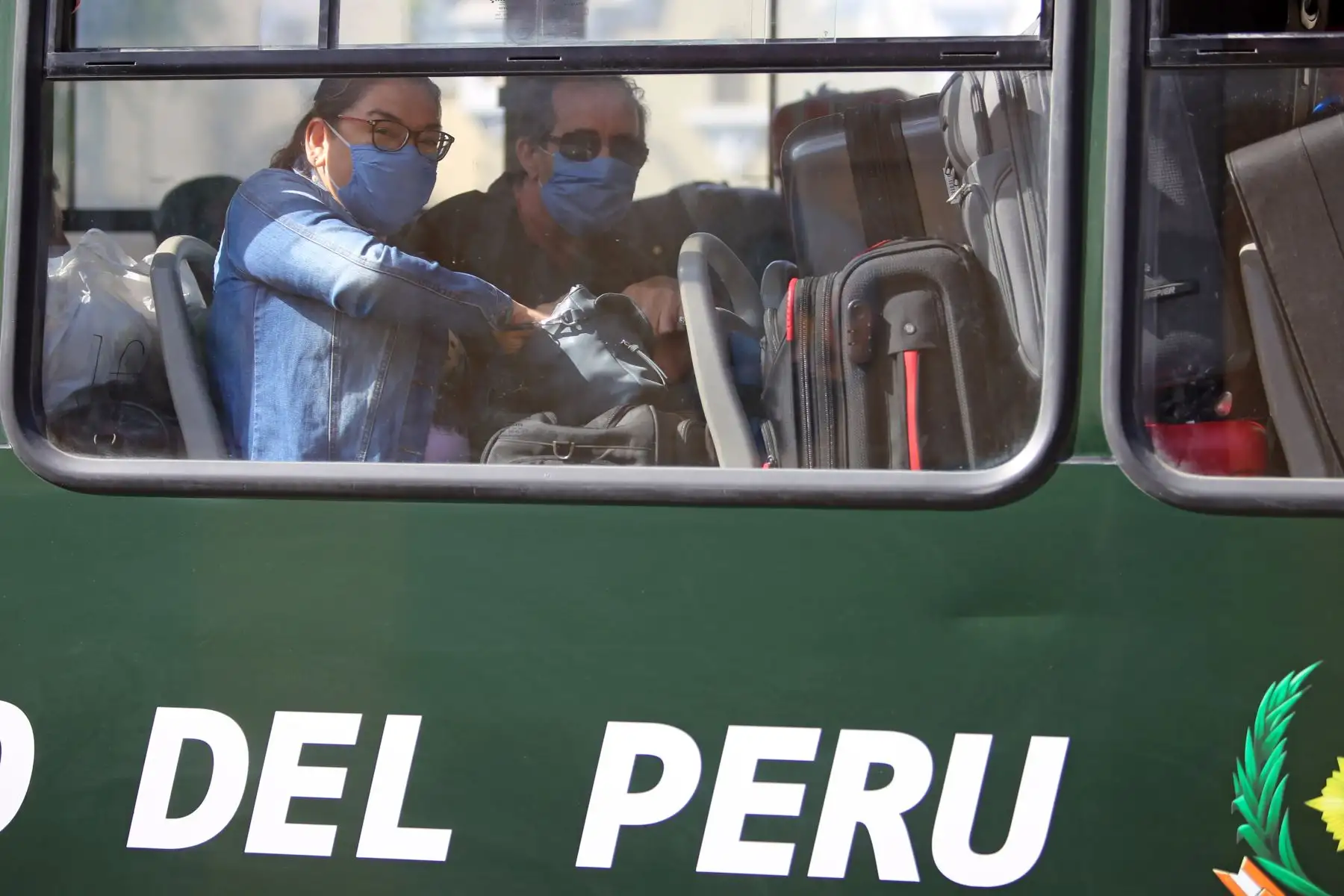 Españoles varados en Perú, por el cierre de fronteras debido al coronavirus COVID-19, parten repatriados con destino a su país. Foto: Cortesía/ César García