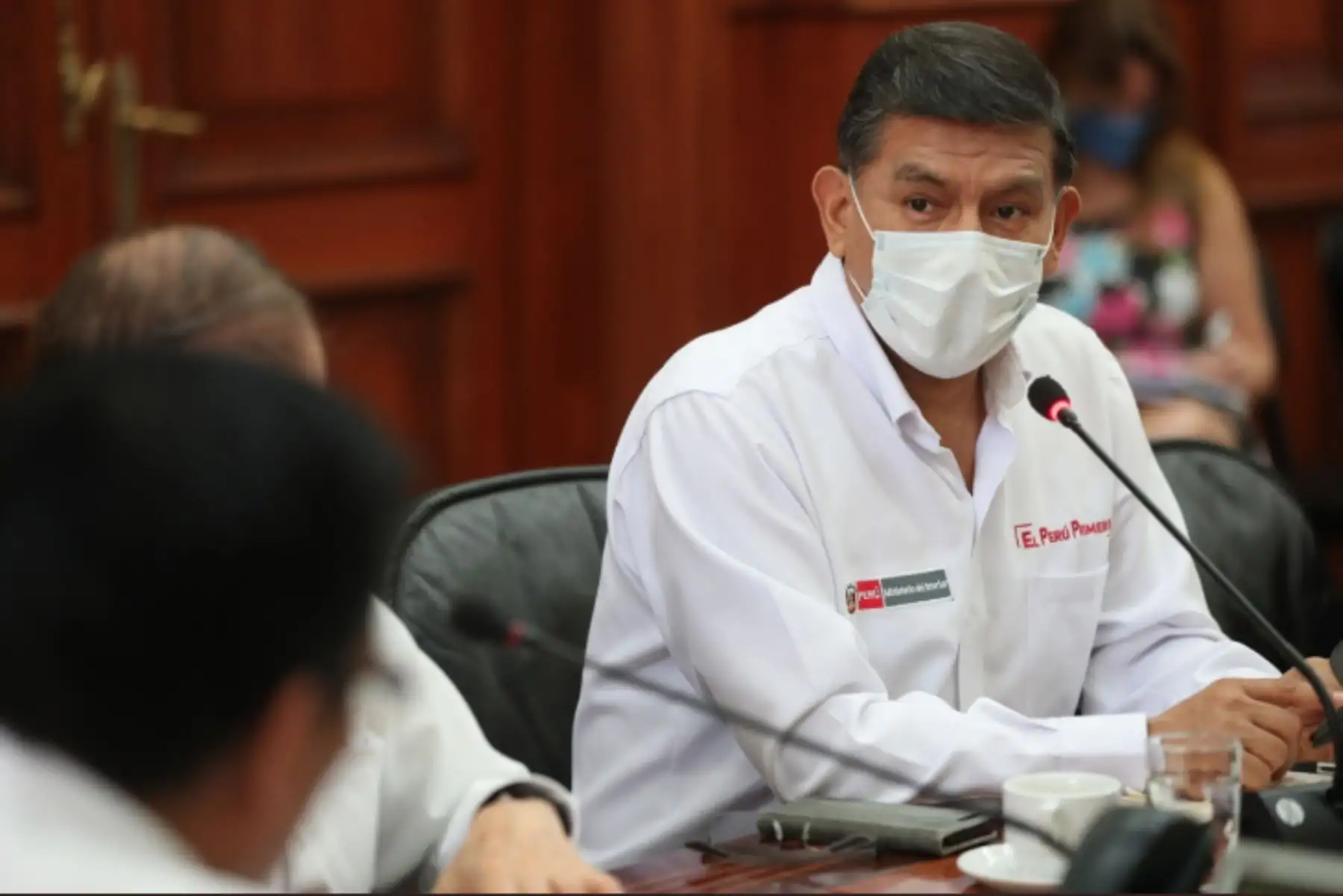 Titular de la PCM, Vicente Zeballos sesionó con integrantes de la Comisión Multisectorial de Alto Nivel contra el Coronavirus, para evaluar y analizar las medidas adoptadas por el Ejecutivo ante la emergencia nacional por covid19.Foto:ANDINA/PCM