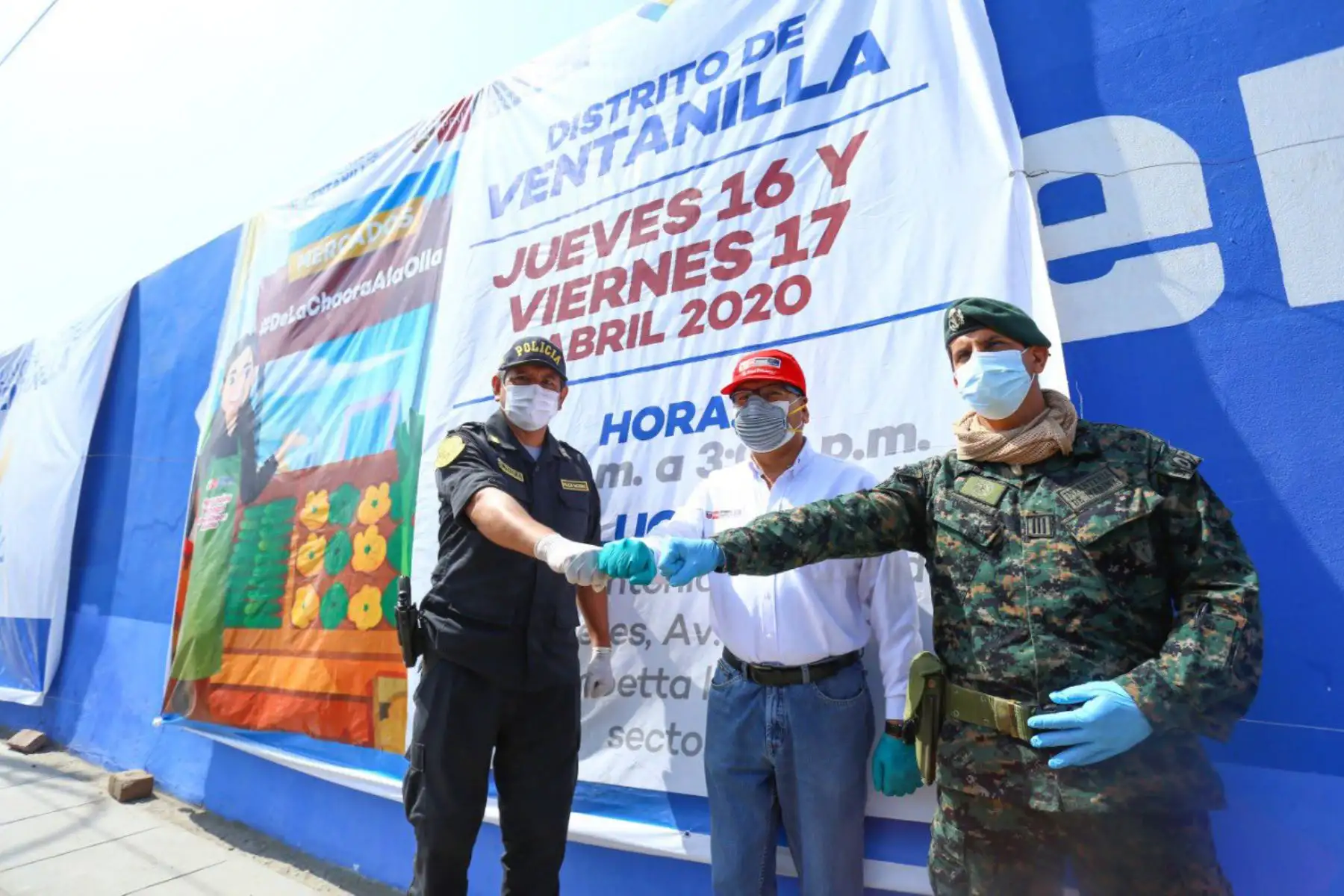 Minagri impulsa mercado itinerante De la Chacra a la Olla en Ventanilla,  para facilitar a los vecinos realizar sus compra respetando los protocolos de seguridad contra el covi-19.Foto: ANDINA/@Minagri