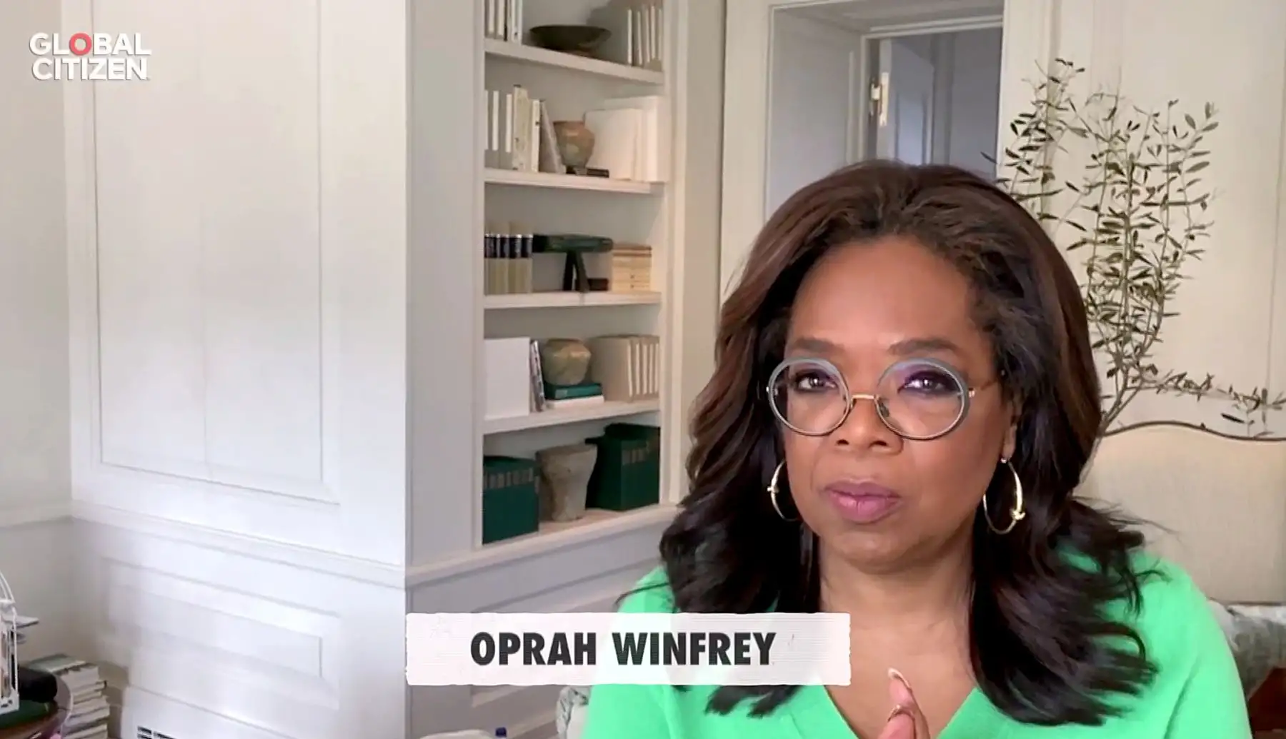 Oprah Winfrey se presenta durante el concierto virtual "One World: Together At Home" presentado por Global Citizen. La transmisión global y el especial digital se realizó para apoyar a los trabajadores de atención médica de primera línea y al Fondo de Respuesta Solidaria al COVID-19 para la Organización Mundial de la Salud, impulsado por la Fundación de las Naciones Unidas. Foto: AFP