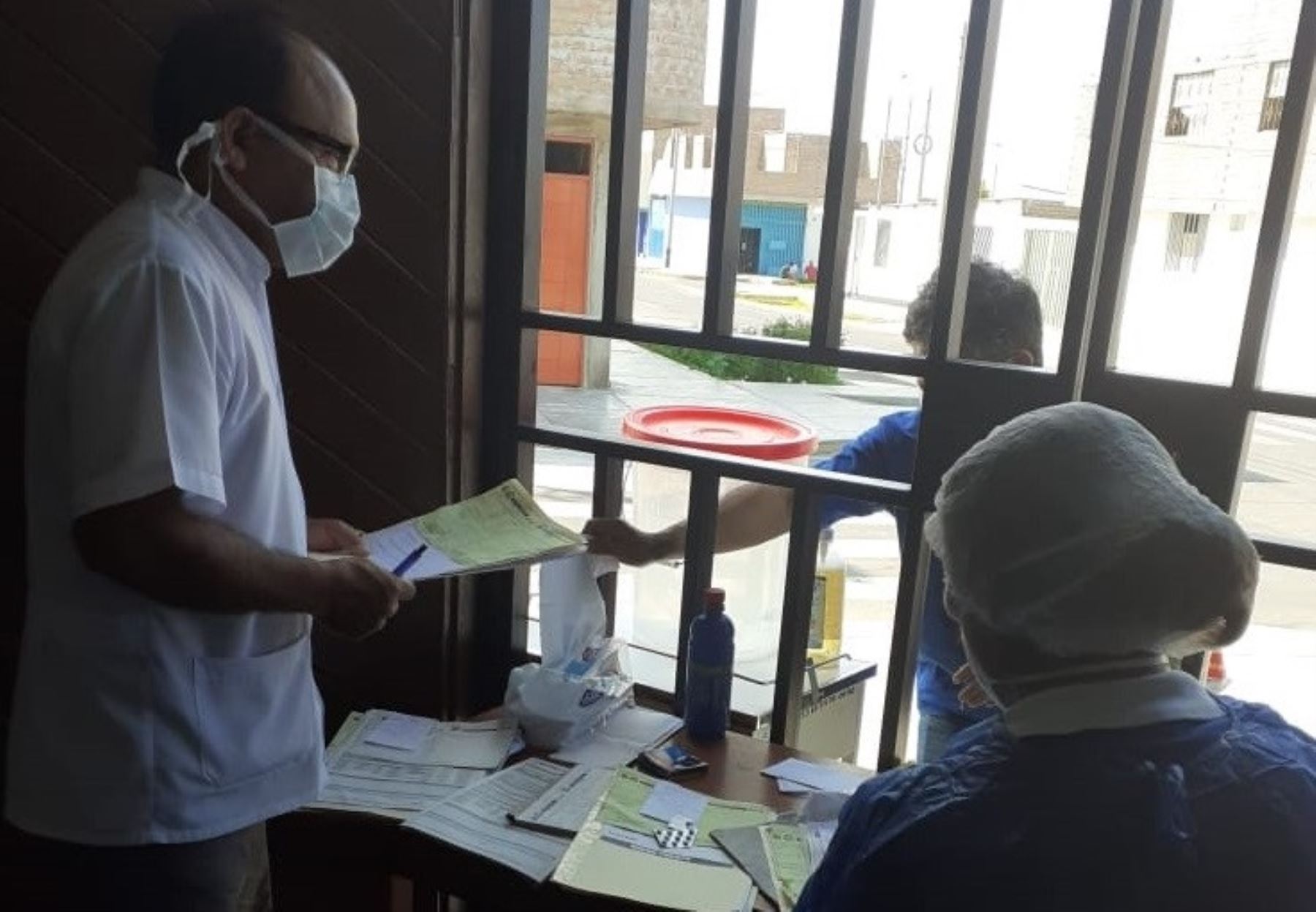 Red de Salud de Áncash brinda contención emocional a paciente con coronavirus.Foto:  ANDINA/Difusión