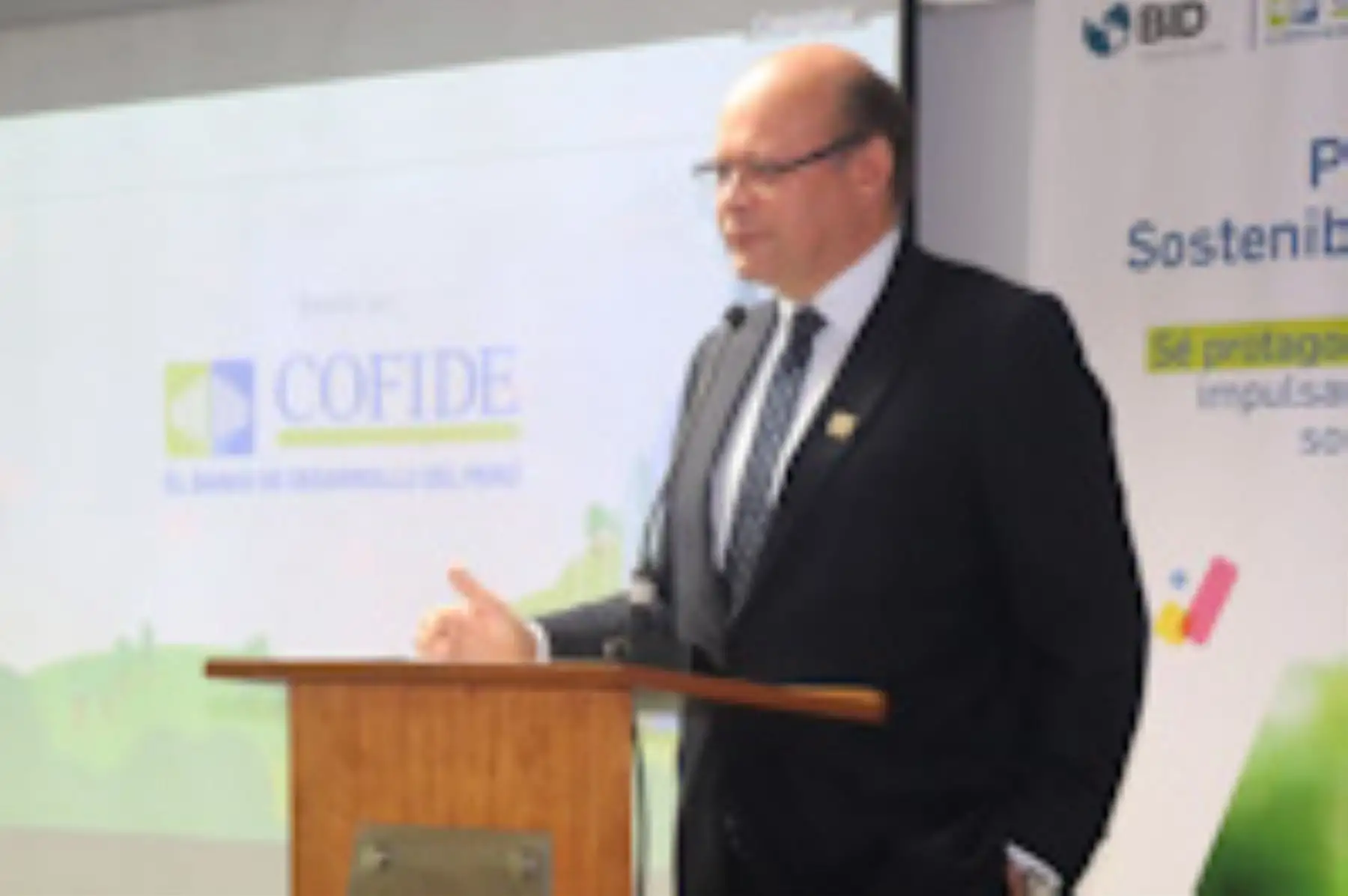 Presidente del Banco de Desarrollo del Perú (Cofide), Carlos Linares.