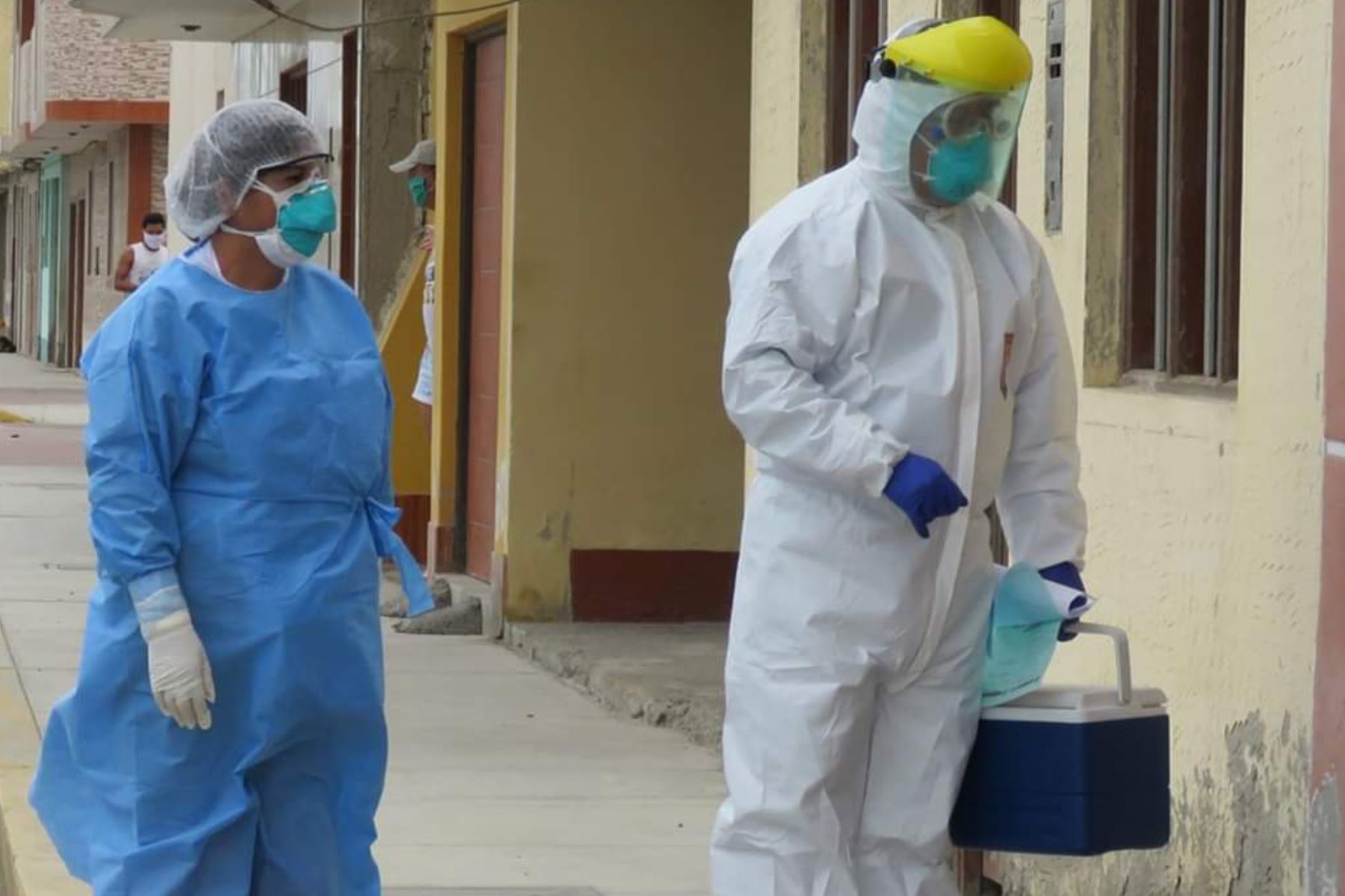 Trece pacientes dejaron el Hospital Regional Eleazar Guzmán Barrón (Áncash) tras superar el coronavirus. Foto: ANDINA/Difusión