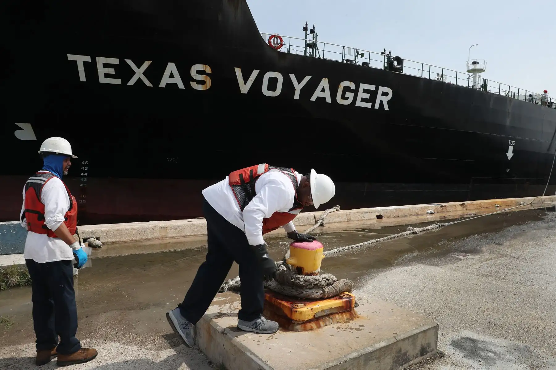 Refinería de petróleo Texas Voyager, en Fort Lauderdale, Florida. Foto: AFP