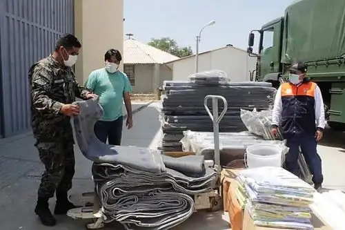 Donación servirá para atender a pacientes con covid-19 en el Hospital Referencial de Ferreñafe.