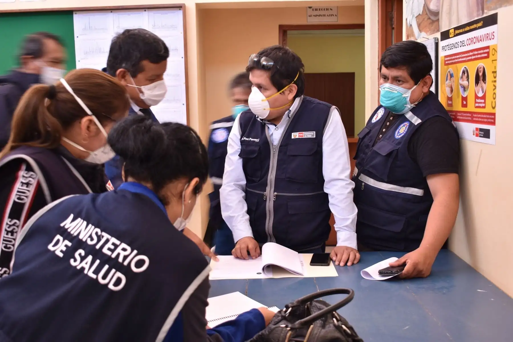 Equipo técnico del Minsa supervisó acciones para enfrentar el covid-19 en Áncash.