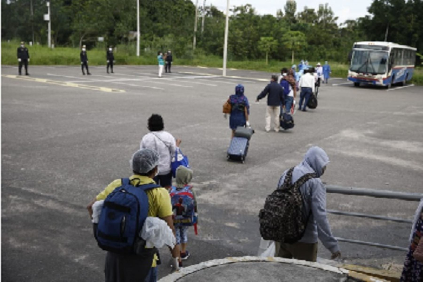 Al cierre del día se habrá trasladado a la región San Martín a un total 788 personas, ya que se contabilizan a las 48 personas que retornaron por vía terrestre desde Chiclayo.