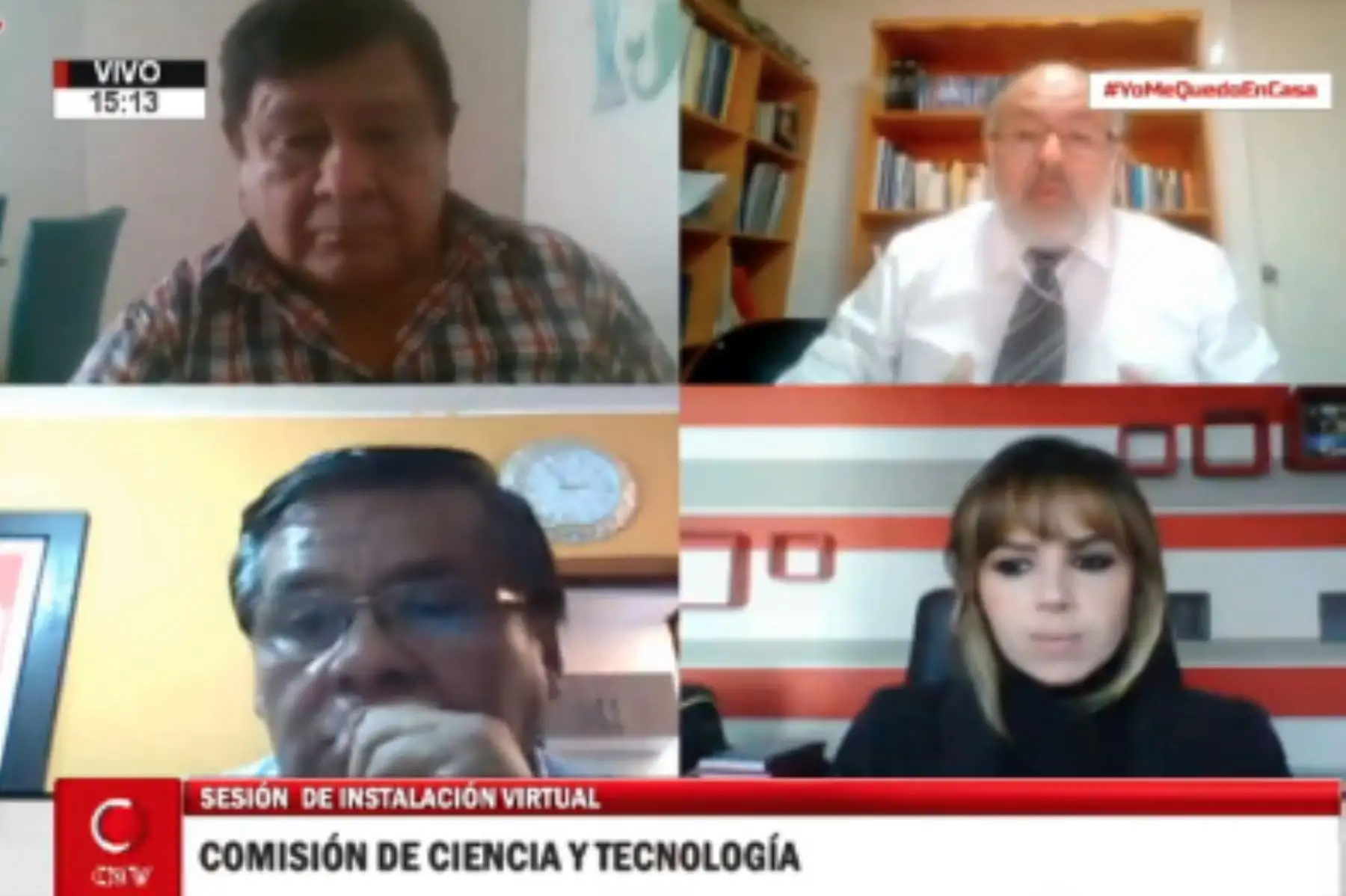 La instalación de las comisiones se efectuó en forma virtual. ANDINA/Difusión